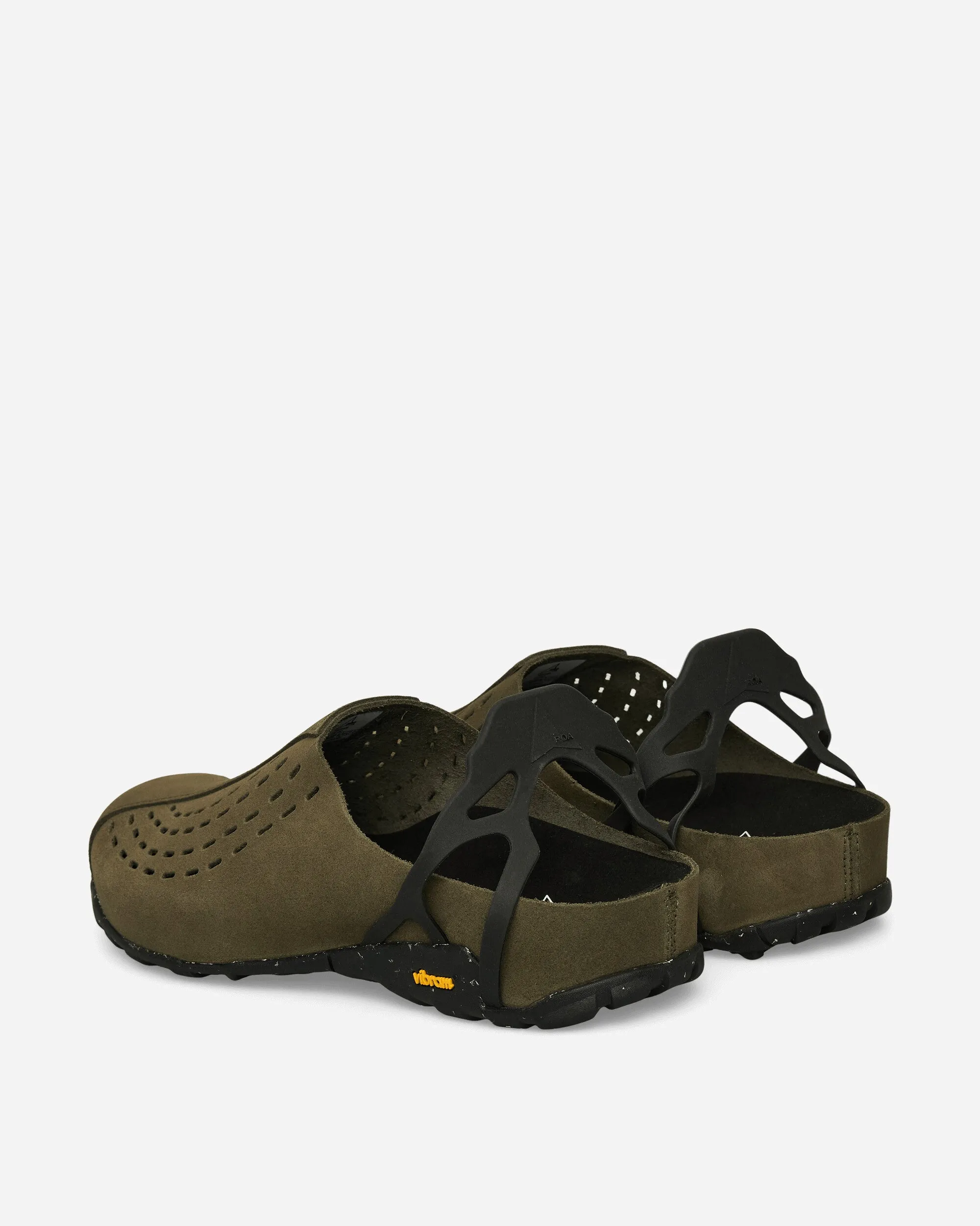 Fedaia Mules Olive Black