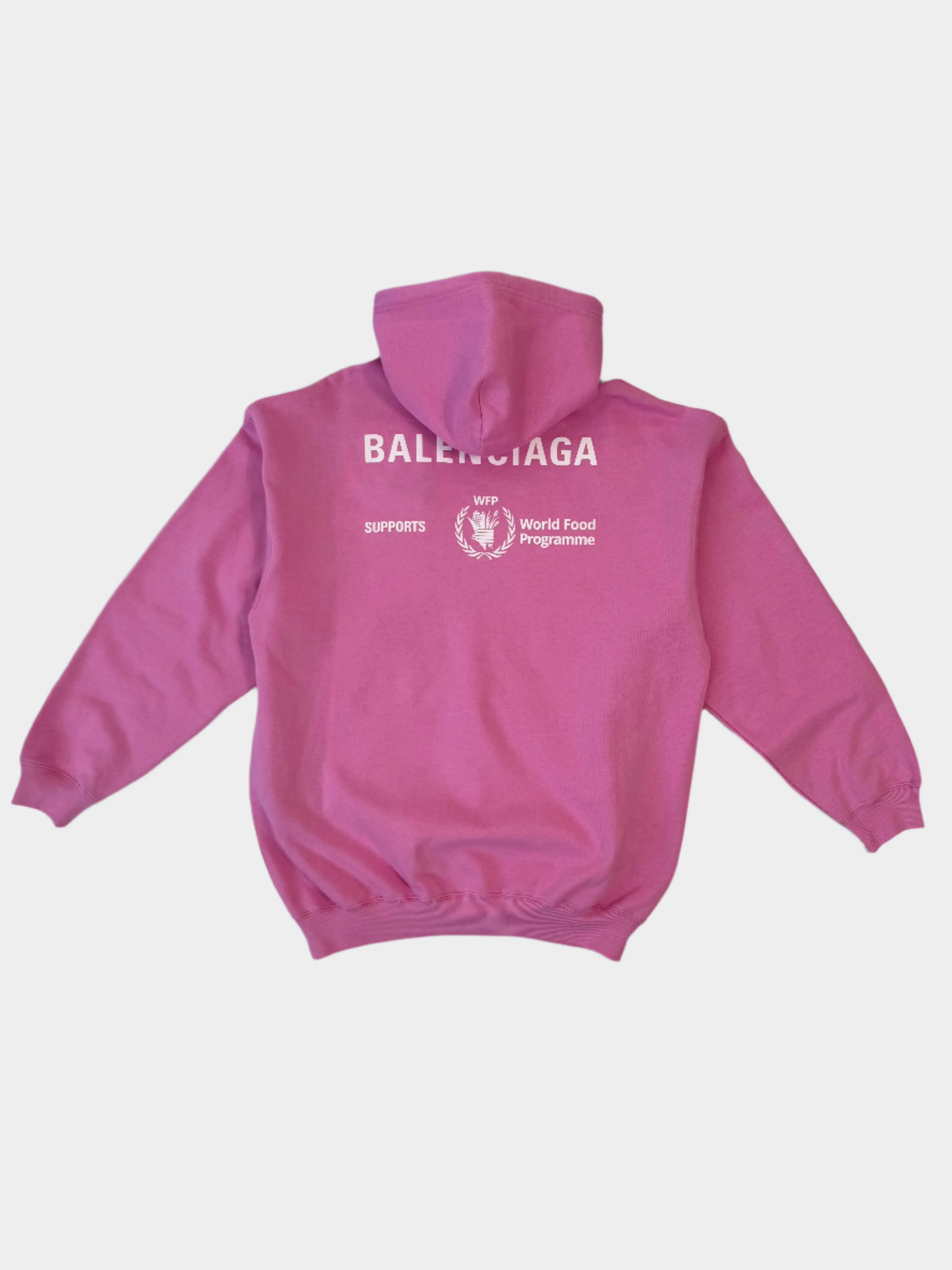 Felpa Rosa Oversize Con Logo