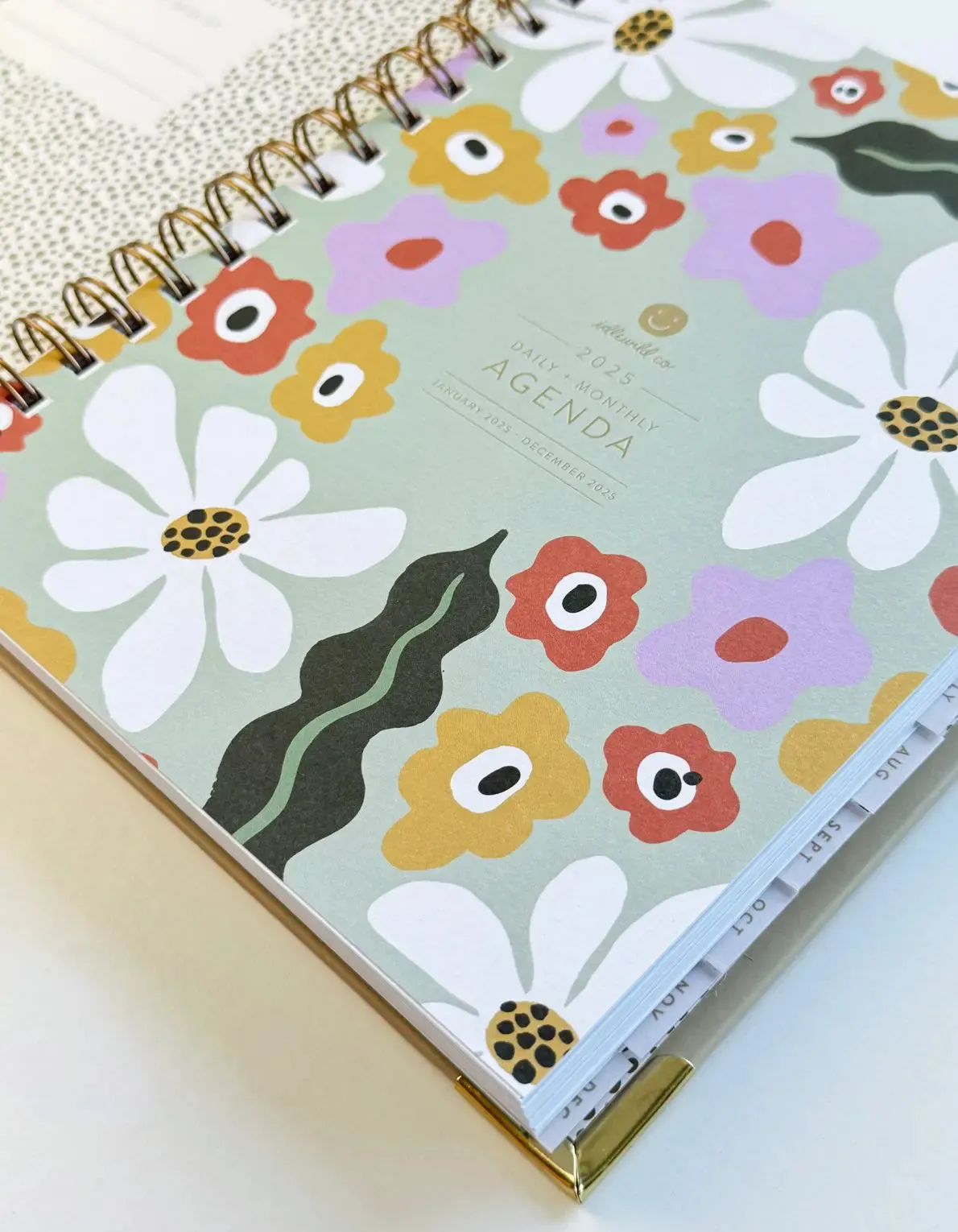Fleur   Mushroom 2025 Spiral-Bound Planner