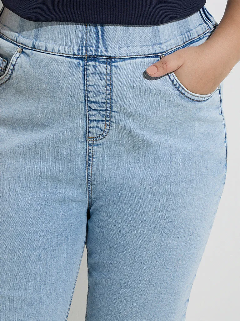 Gia Blue High-Rise Denim Jeggings