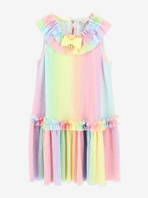 Girls Ember Pleated Dress in Multicolour