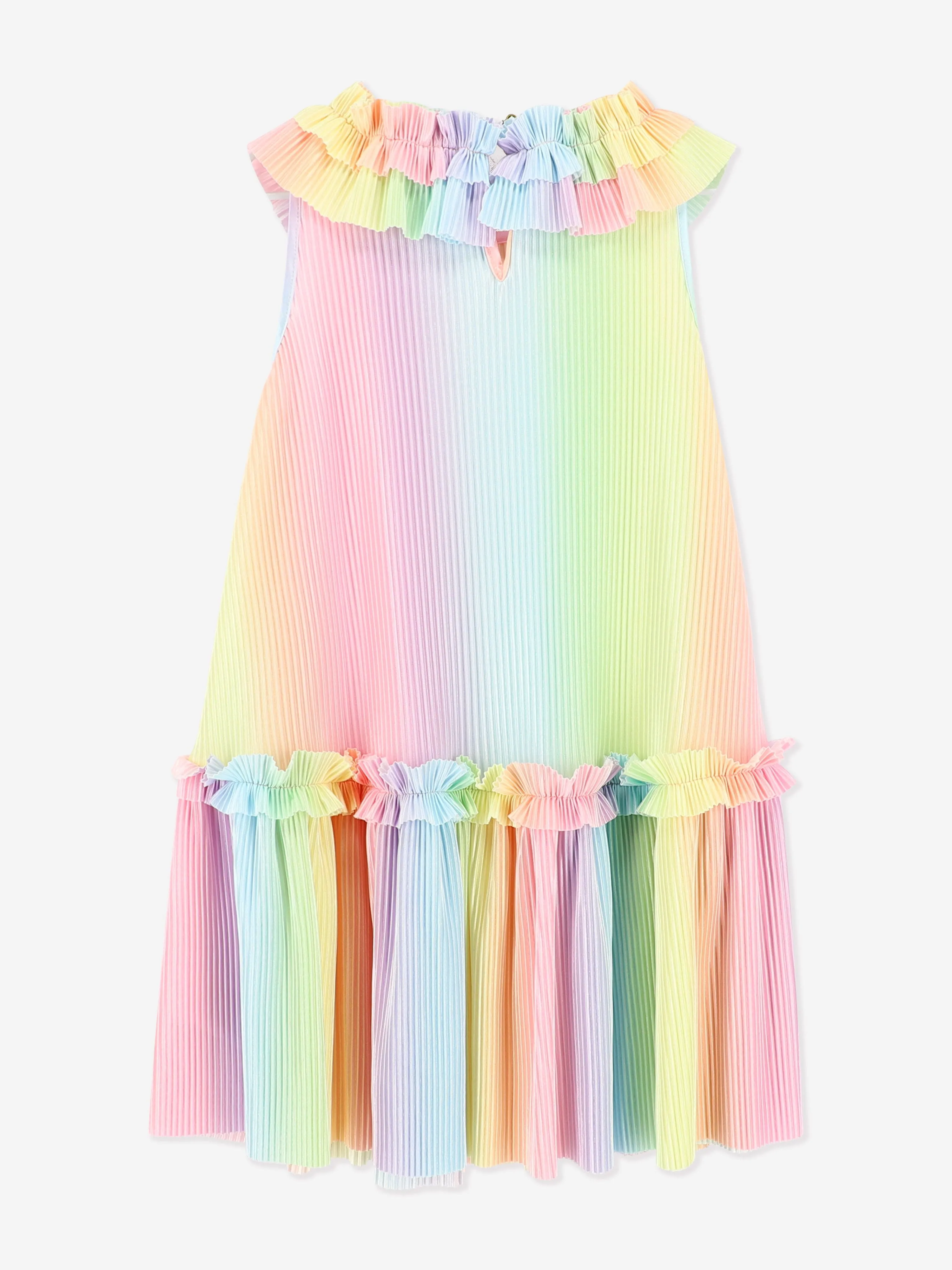Girls Ember Pleated Dress in Multicolour