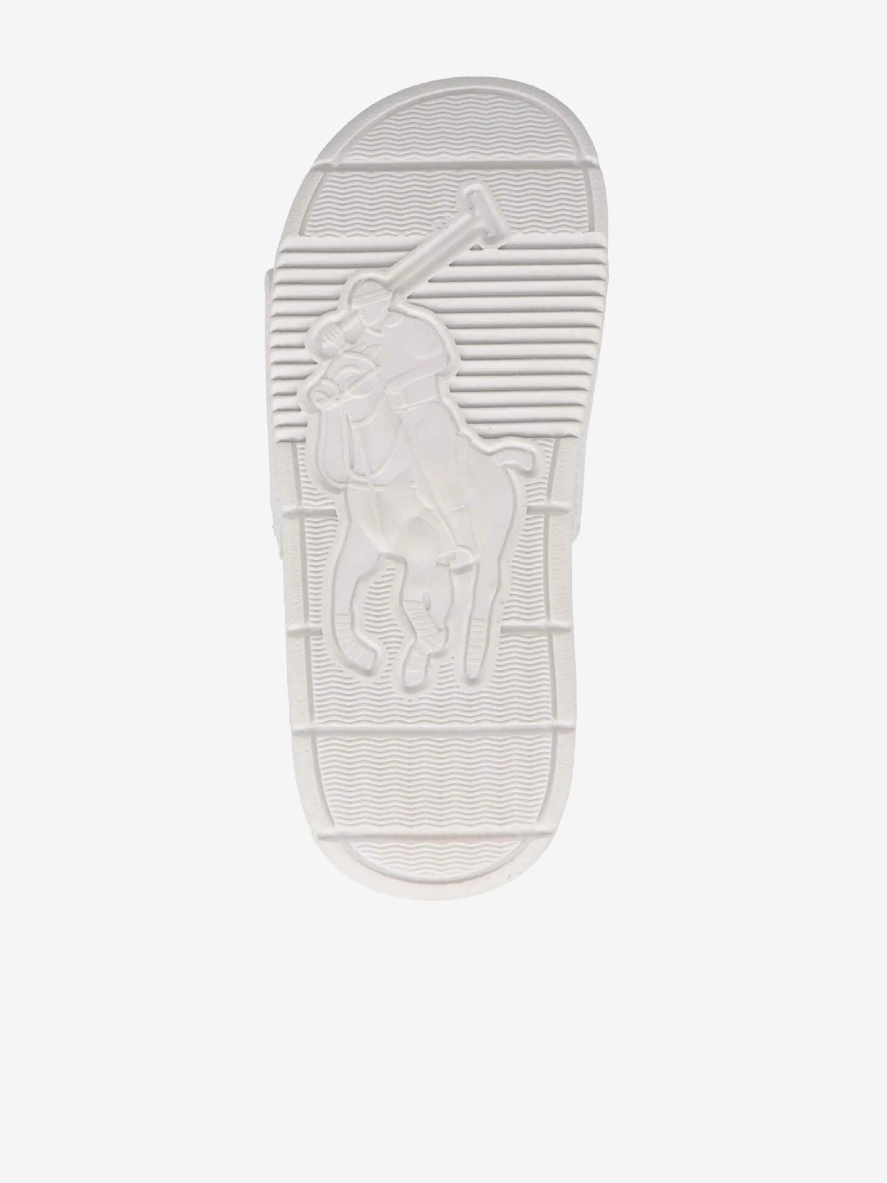 Girls Fairview Logo Sliders in White