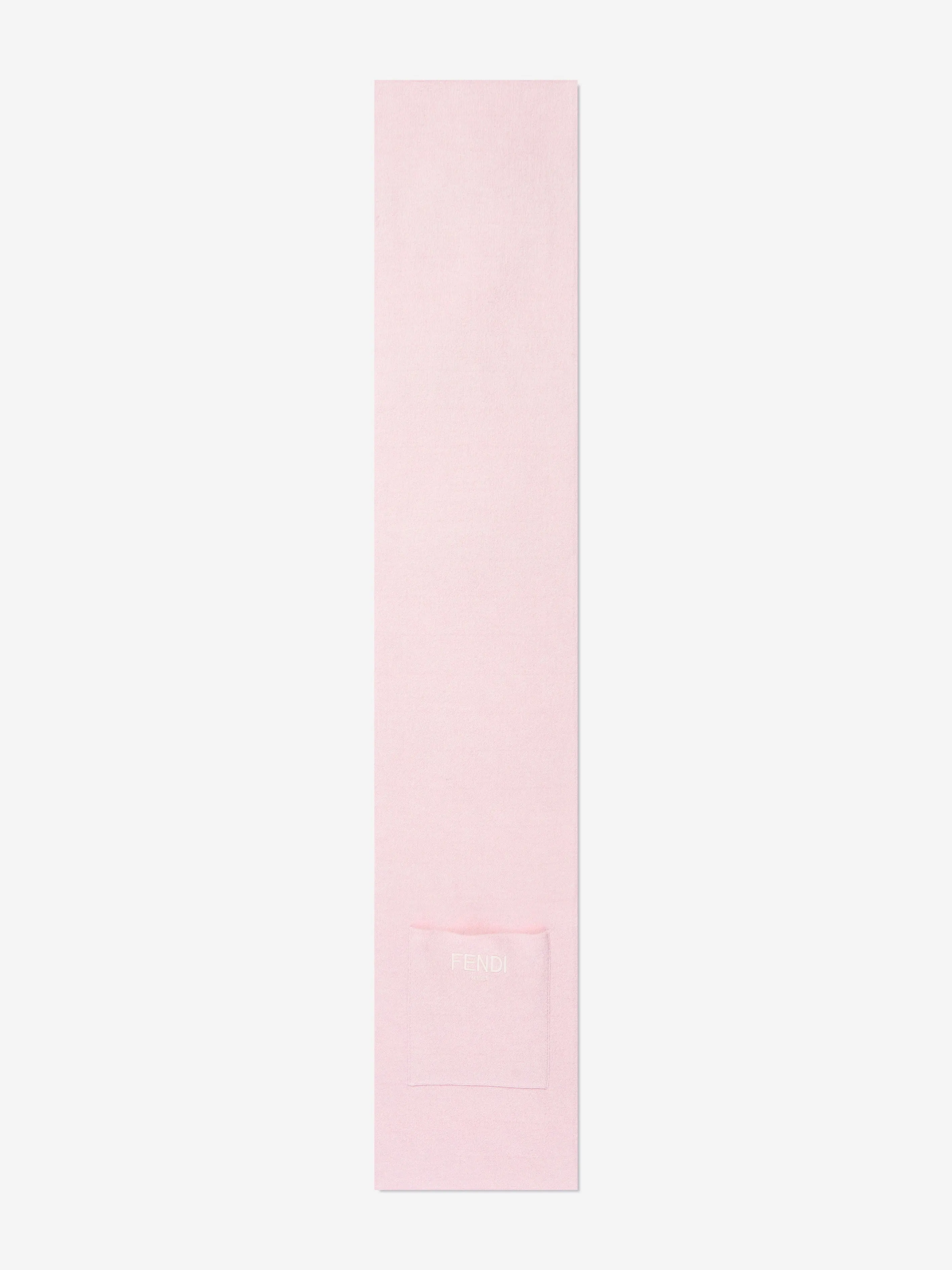 Girls FF Logo Reversible Scarf in Pink