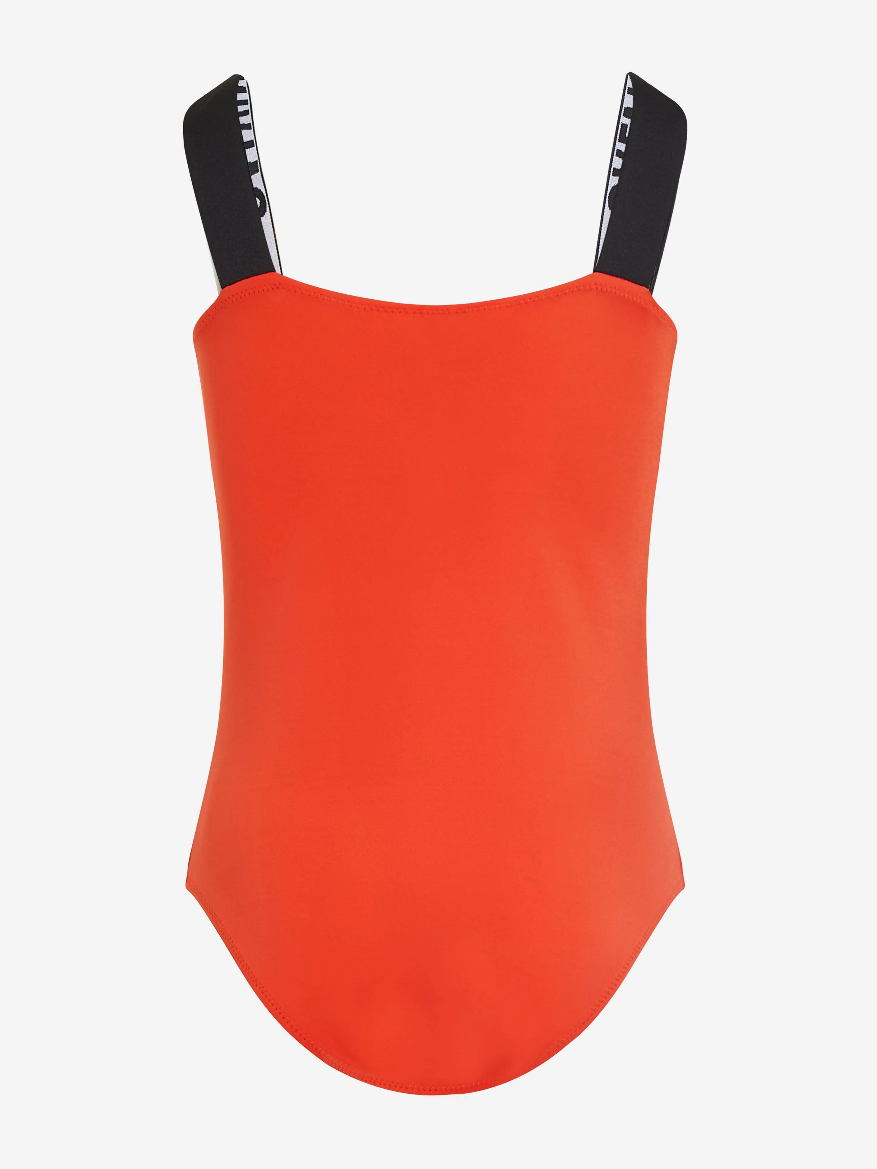 Girls Logo Swimsuit in Red
