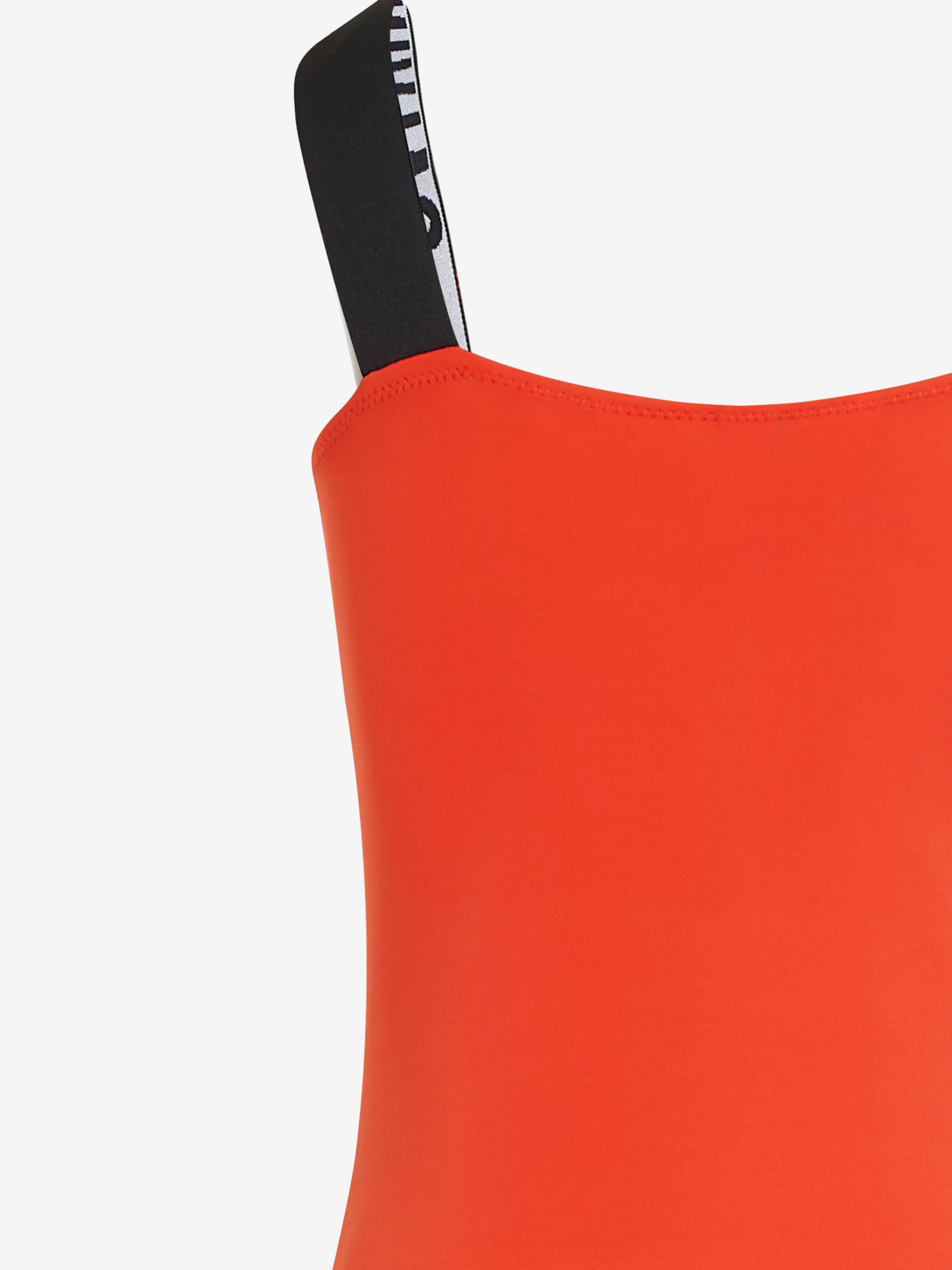 Girls Logo Swimsuit in Red