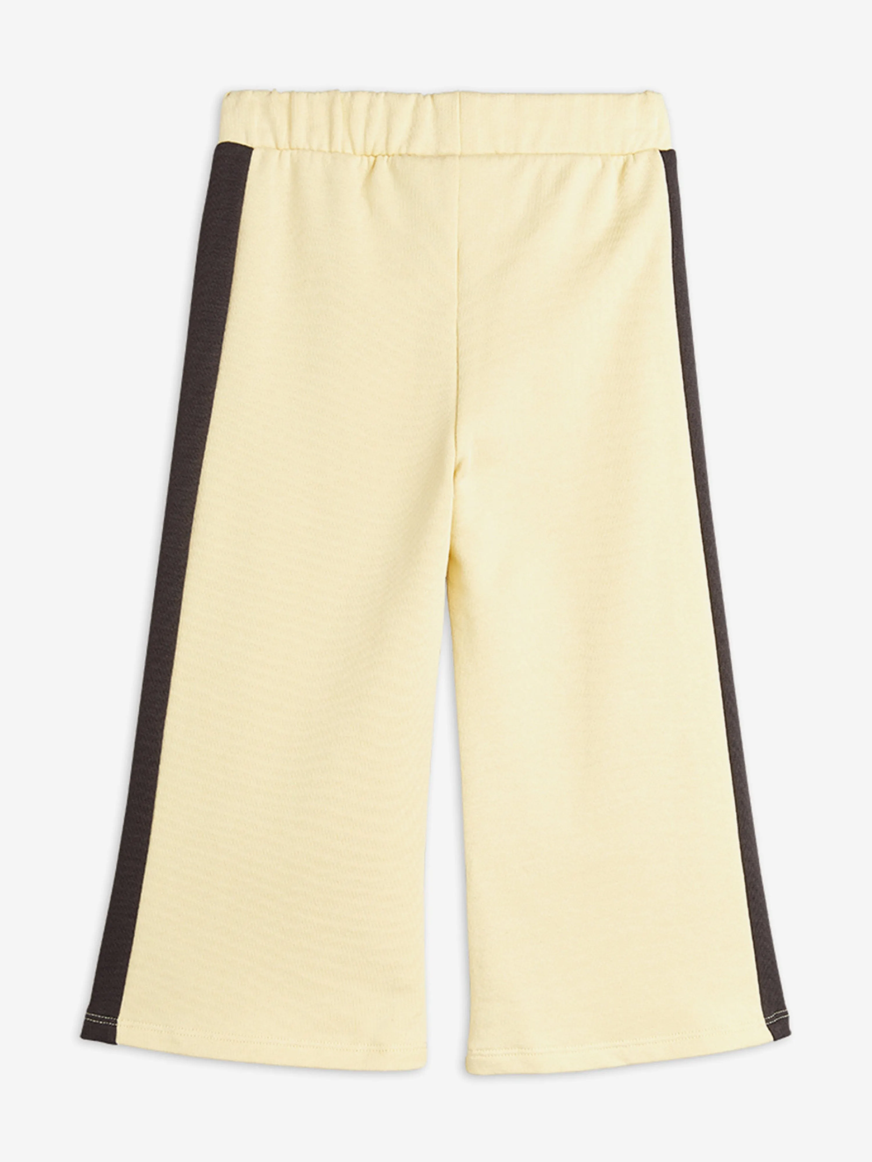 Girls Note Embroidered Joggers in Yellow