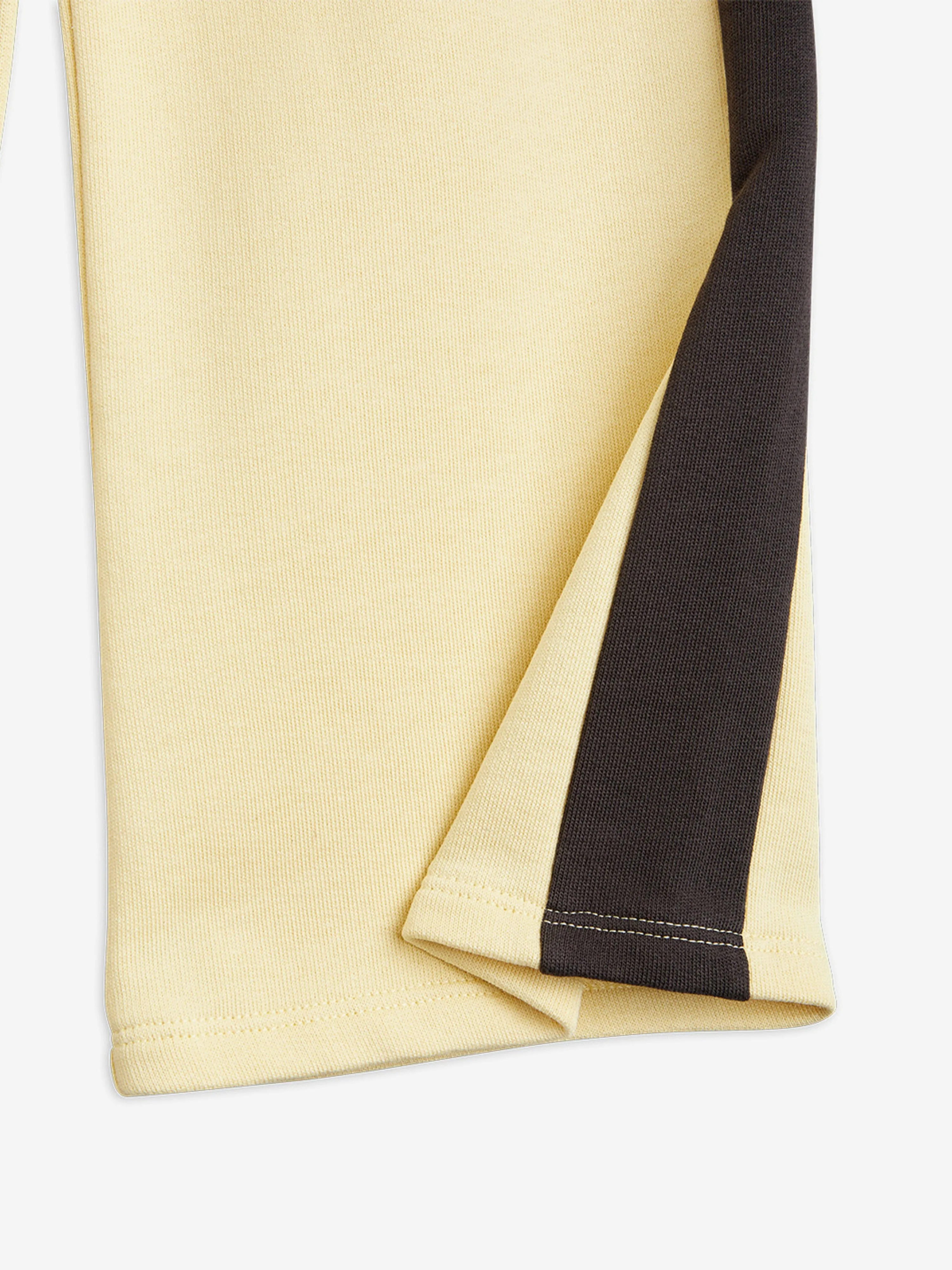 Girls Note Embroidered Joggers in Yellow