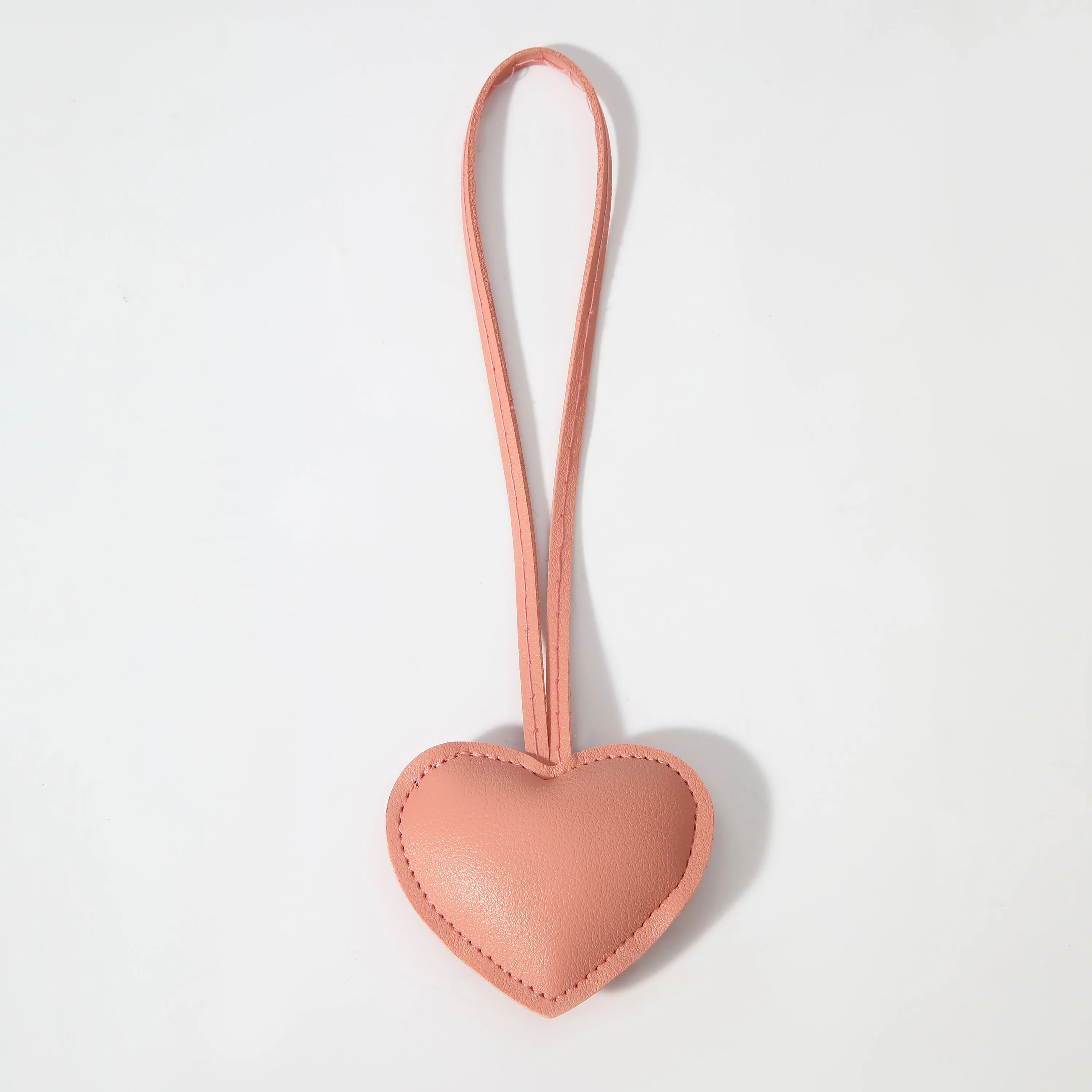 Heart Bag Charm Pink