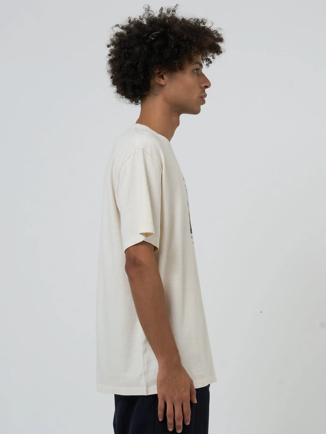 Hemp in Order and Disorder Merch Fit Tee - Heritage White