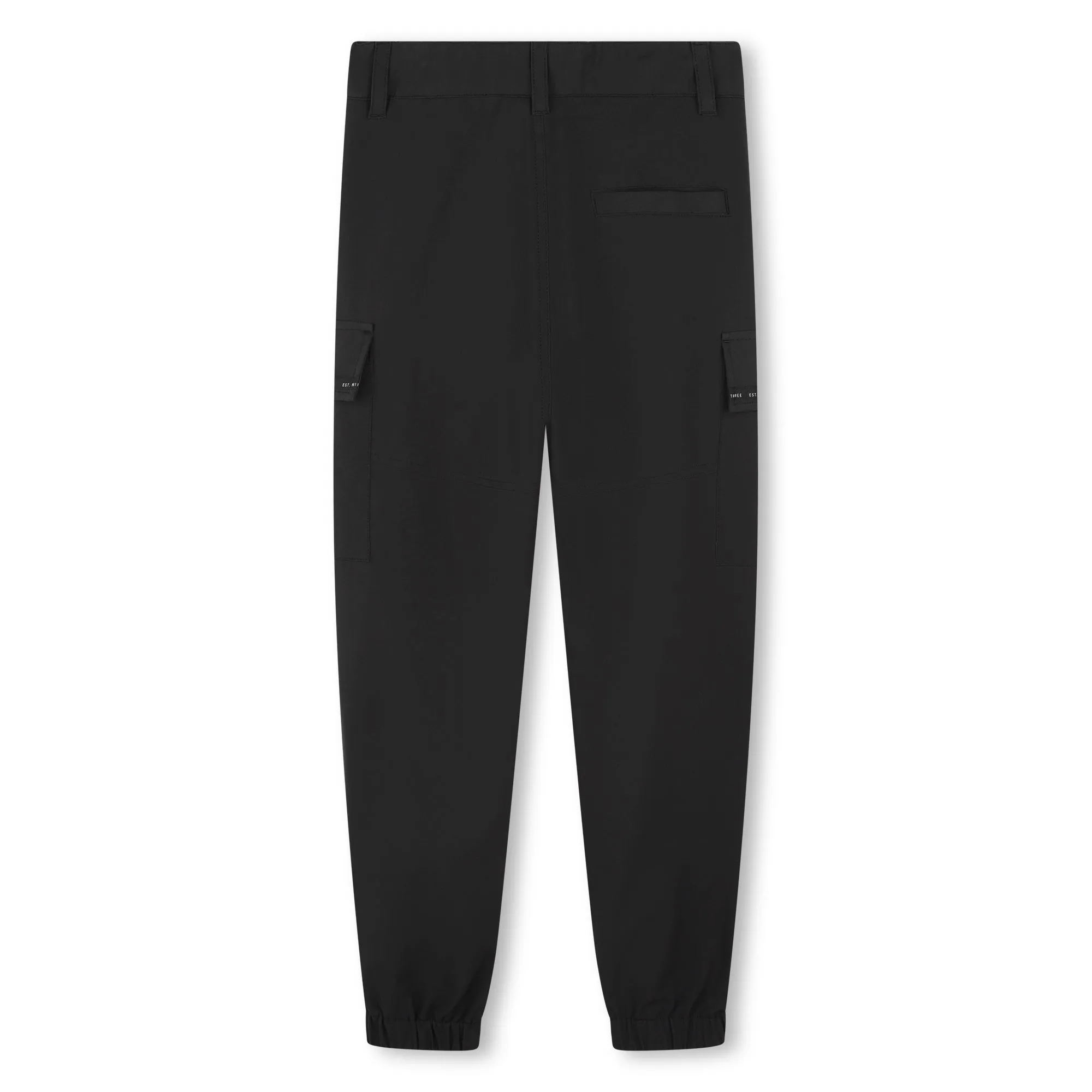 HUGO-G00176-09B-BLACK-LOOSE PANTS