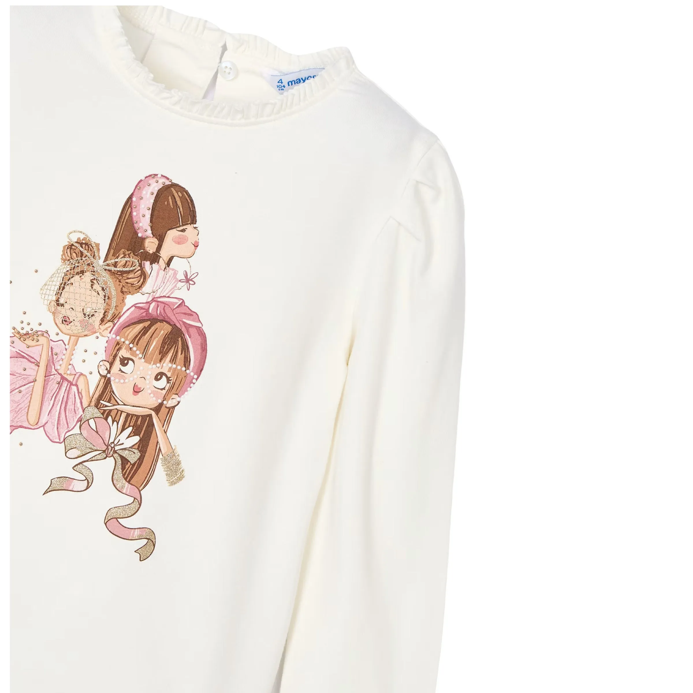 Ivory Blush Trio Graphic T-Shirt