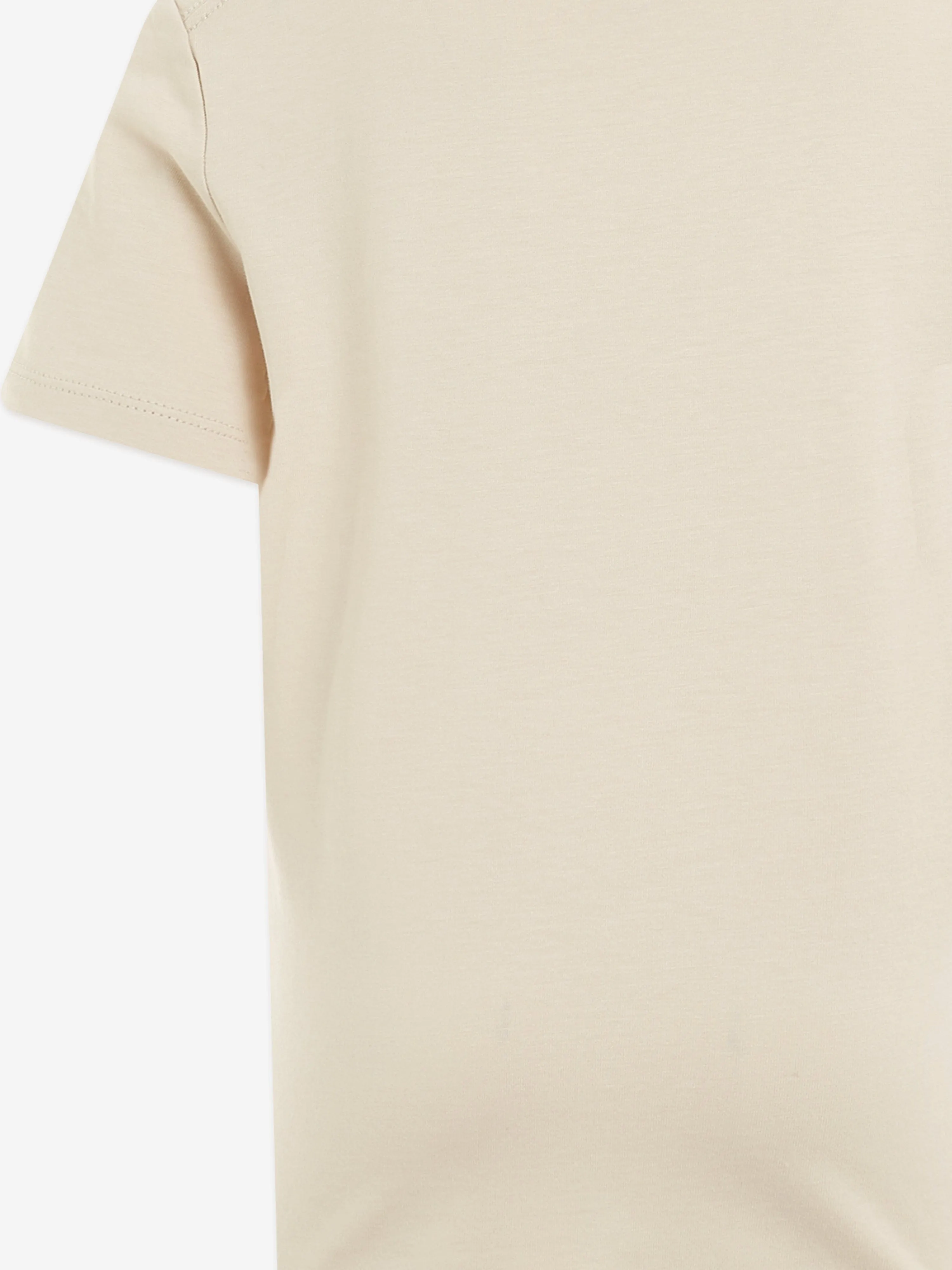 Kids CK Monogram T-Shirt in Beige