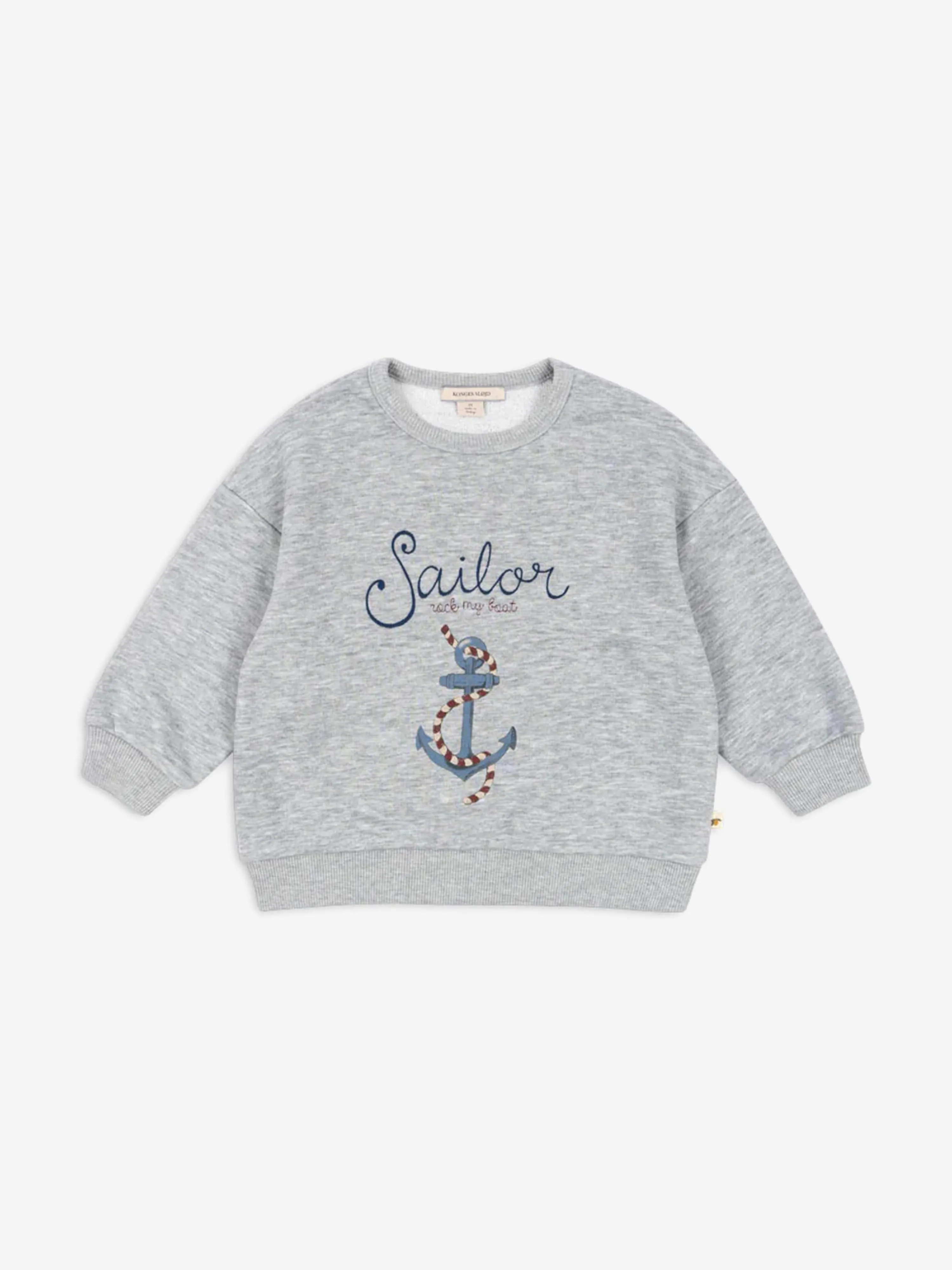 Kids Lou Sailor Sweatshirt in Grey