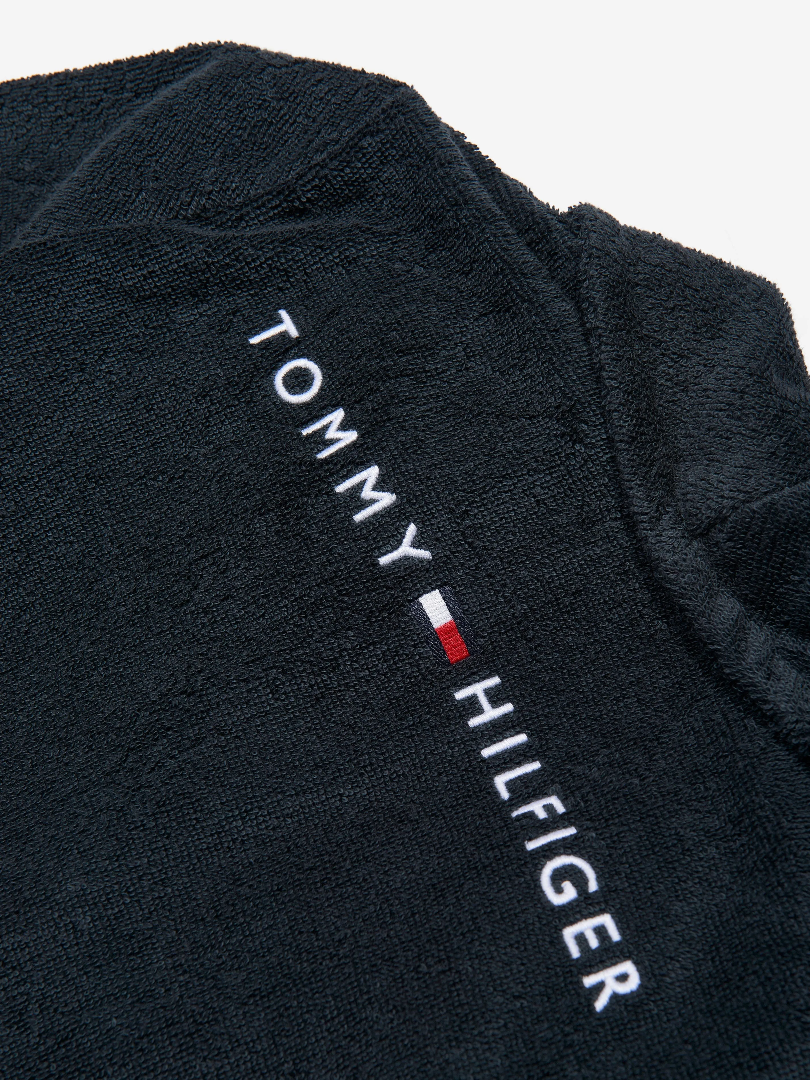 Kids Towelling Bathrobe in Navy