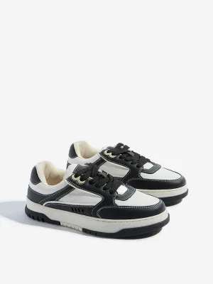LUNA BLU Black Colour-Blocked Chunky Sneakers