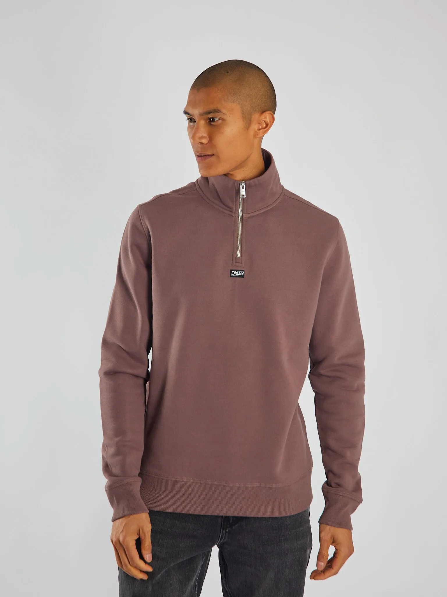Max Half Zip Faded Plum