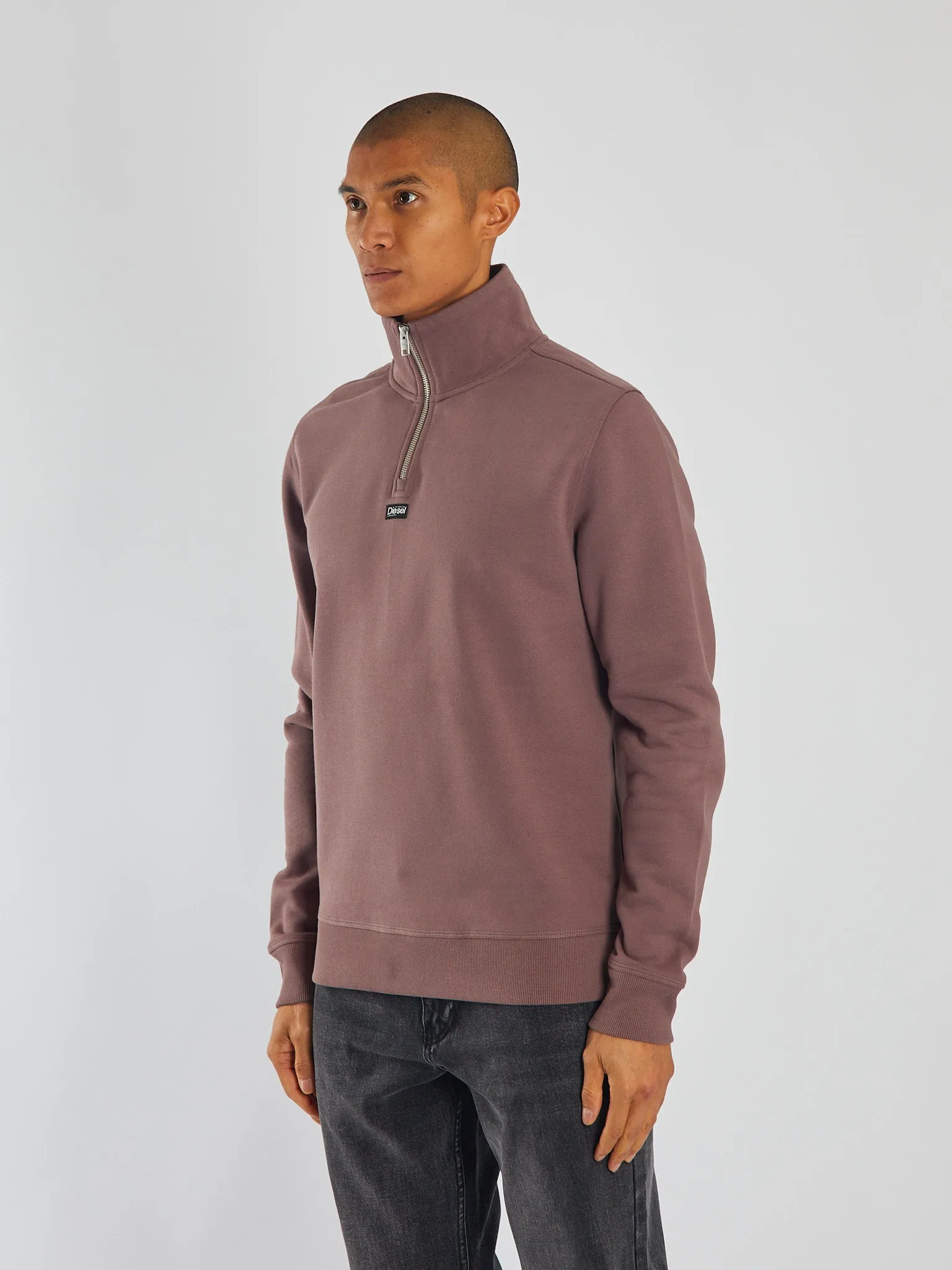 Max Half Zip Faded Plum
