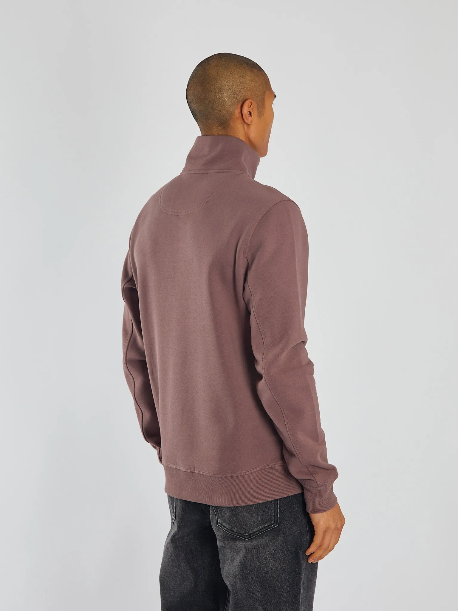 Max Half Zip Faded Plum