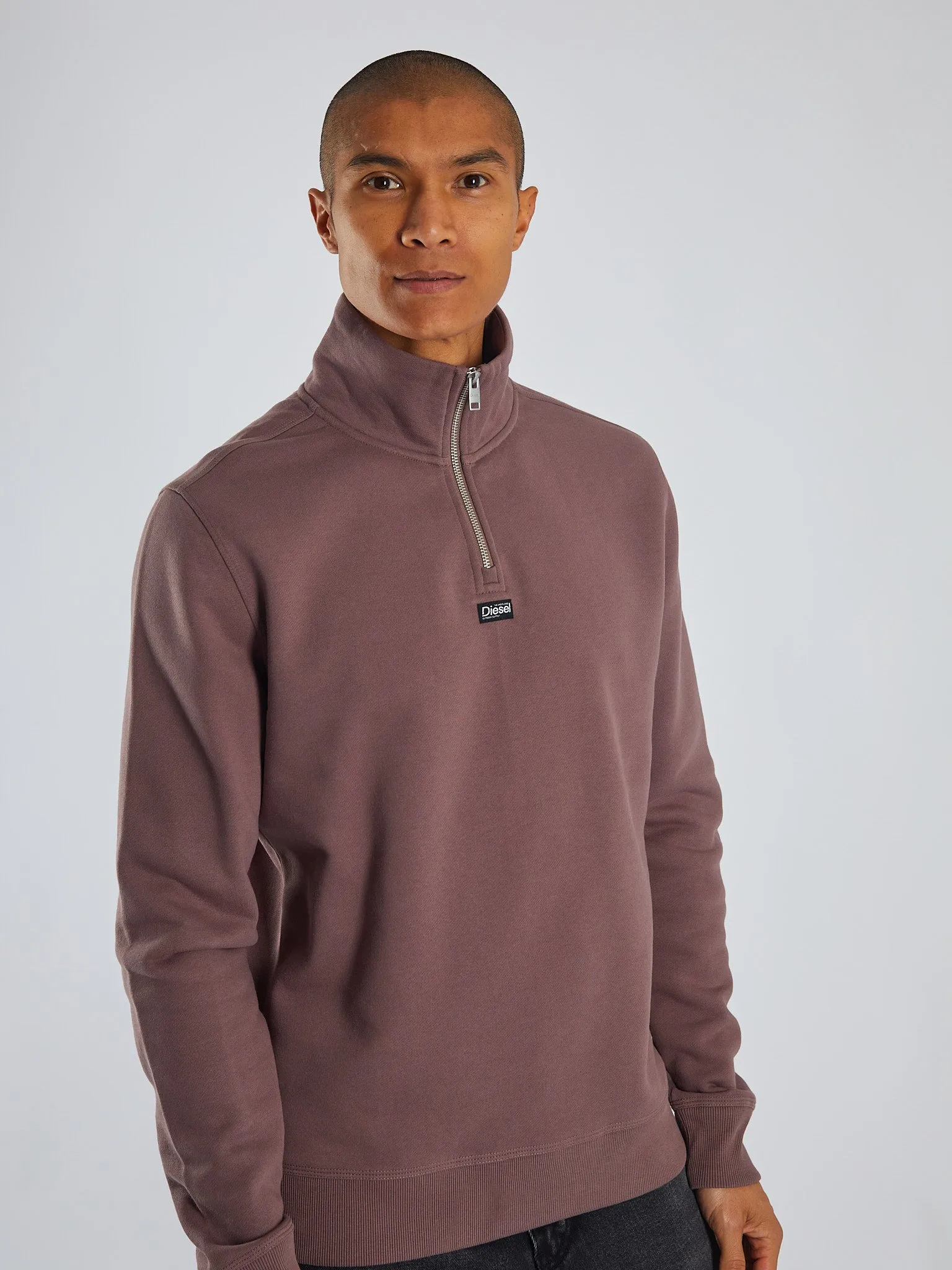 Max Half Zip Faded Plum
