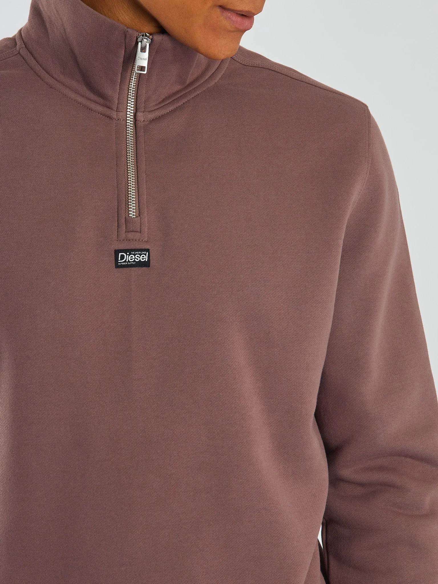 Max Half Zip Faded Plum