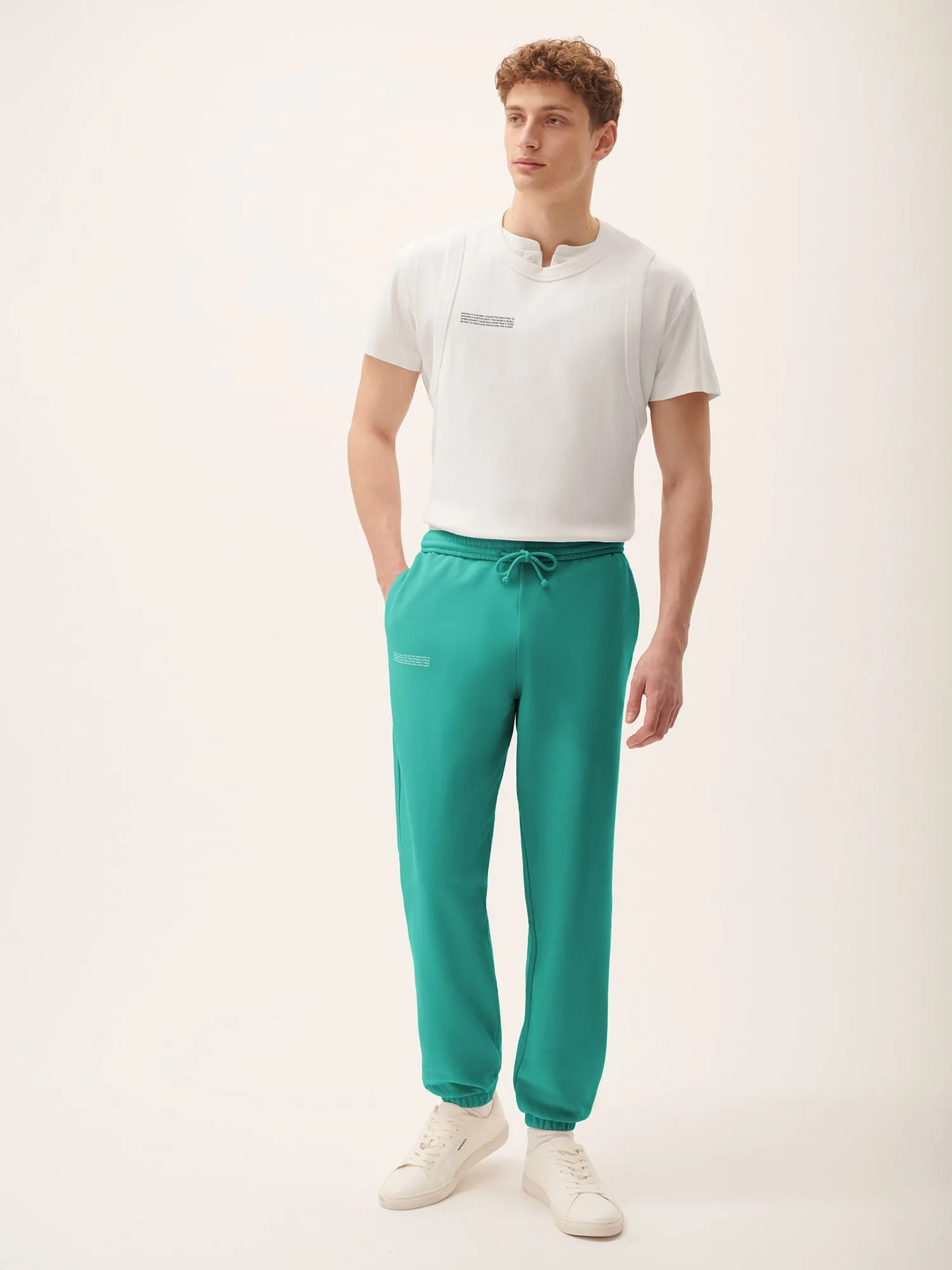 Mens 365 Midweight Track Pants—Malachite Green