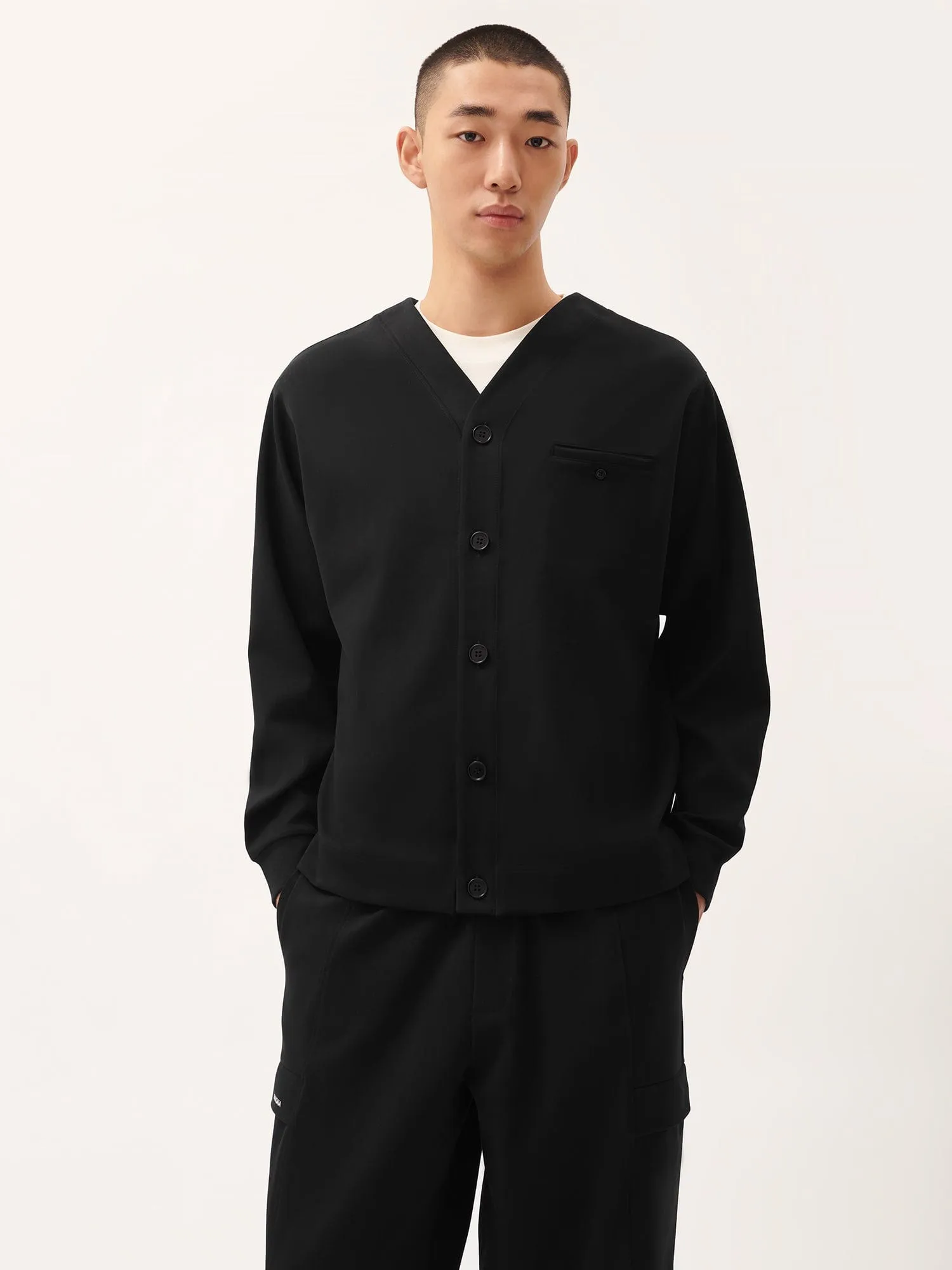 Mens DNA Double Jersey Liner Jacket—black