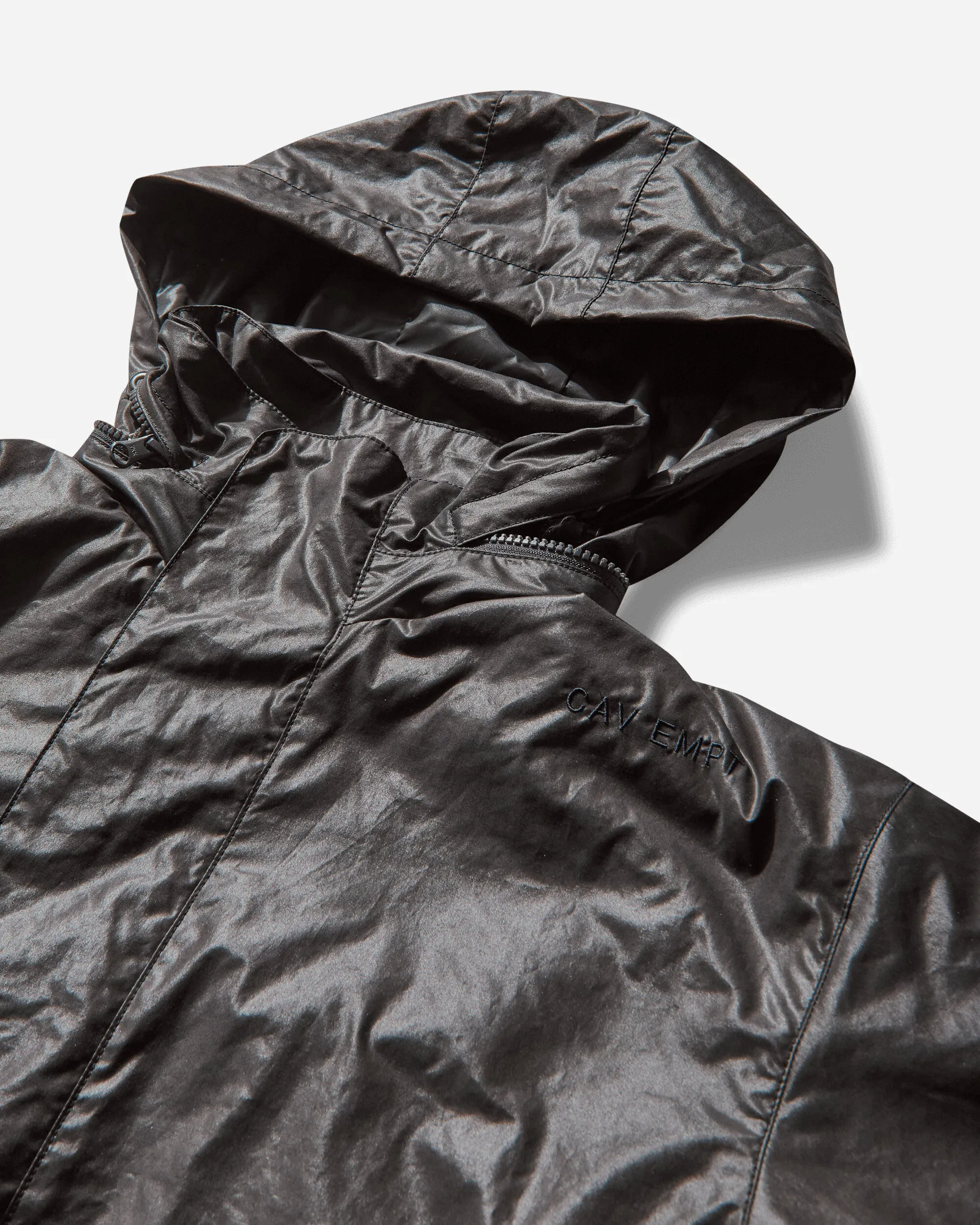 Men's Fleece Lined Zip Coat Charcoal