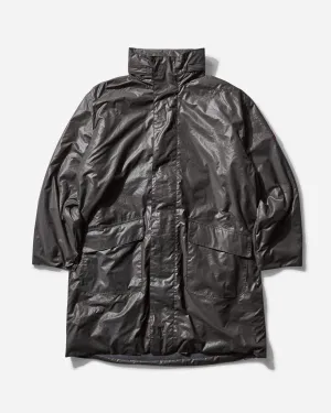 Men's Fleece Lined Zip Coat Charcoal