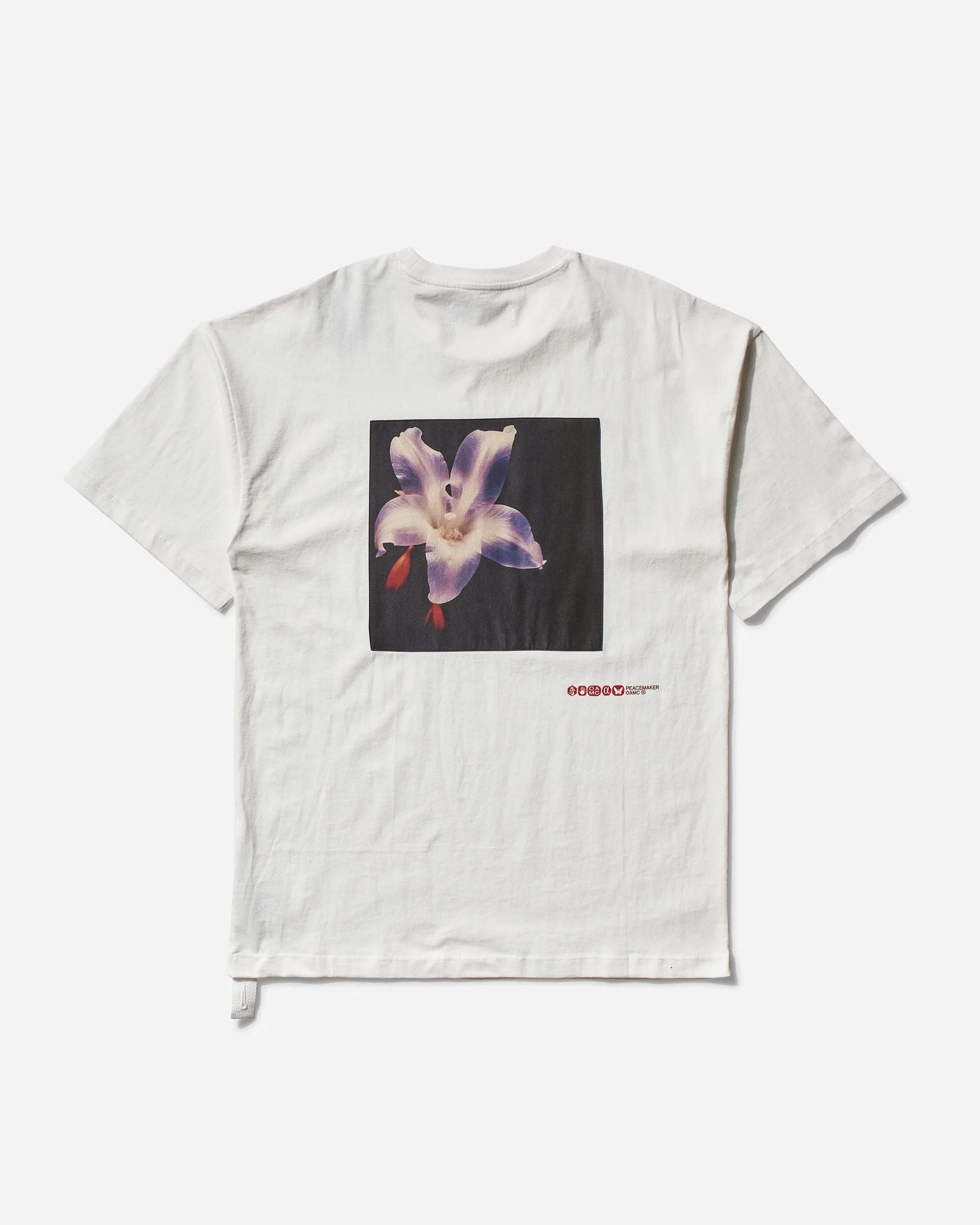 Men's Flower T-Shirt Snow White