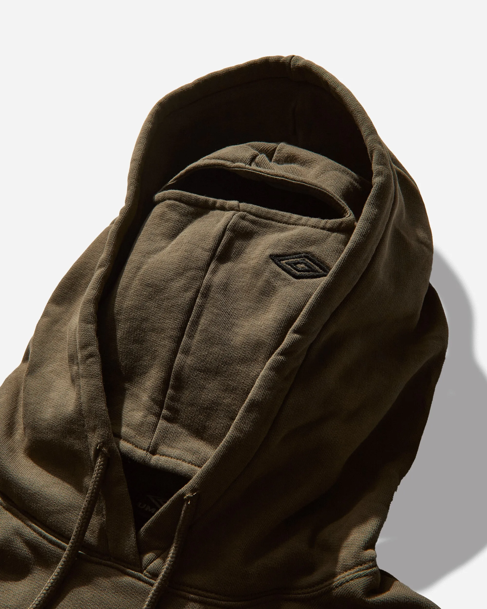Men's Logo Masked Hoodie Army Green