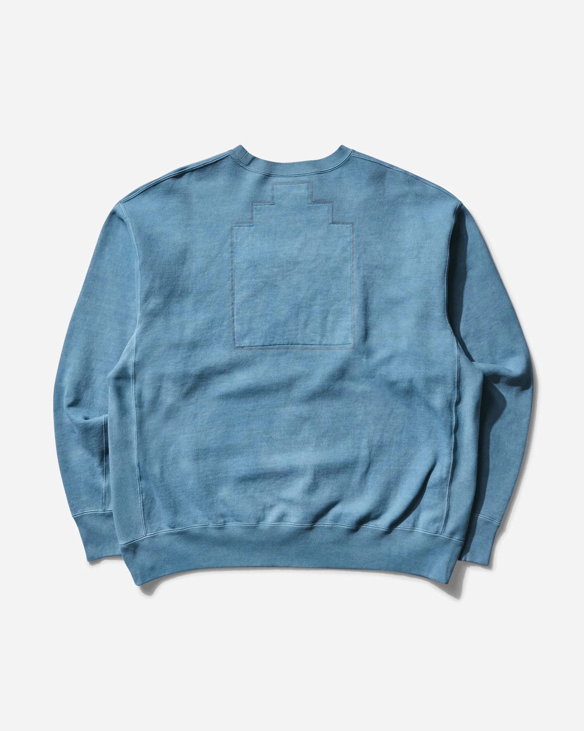Men's Overdye Flare Crewneck Sweatshirt Grey