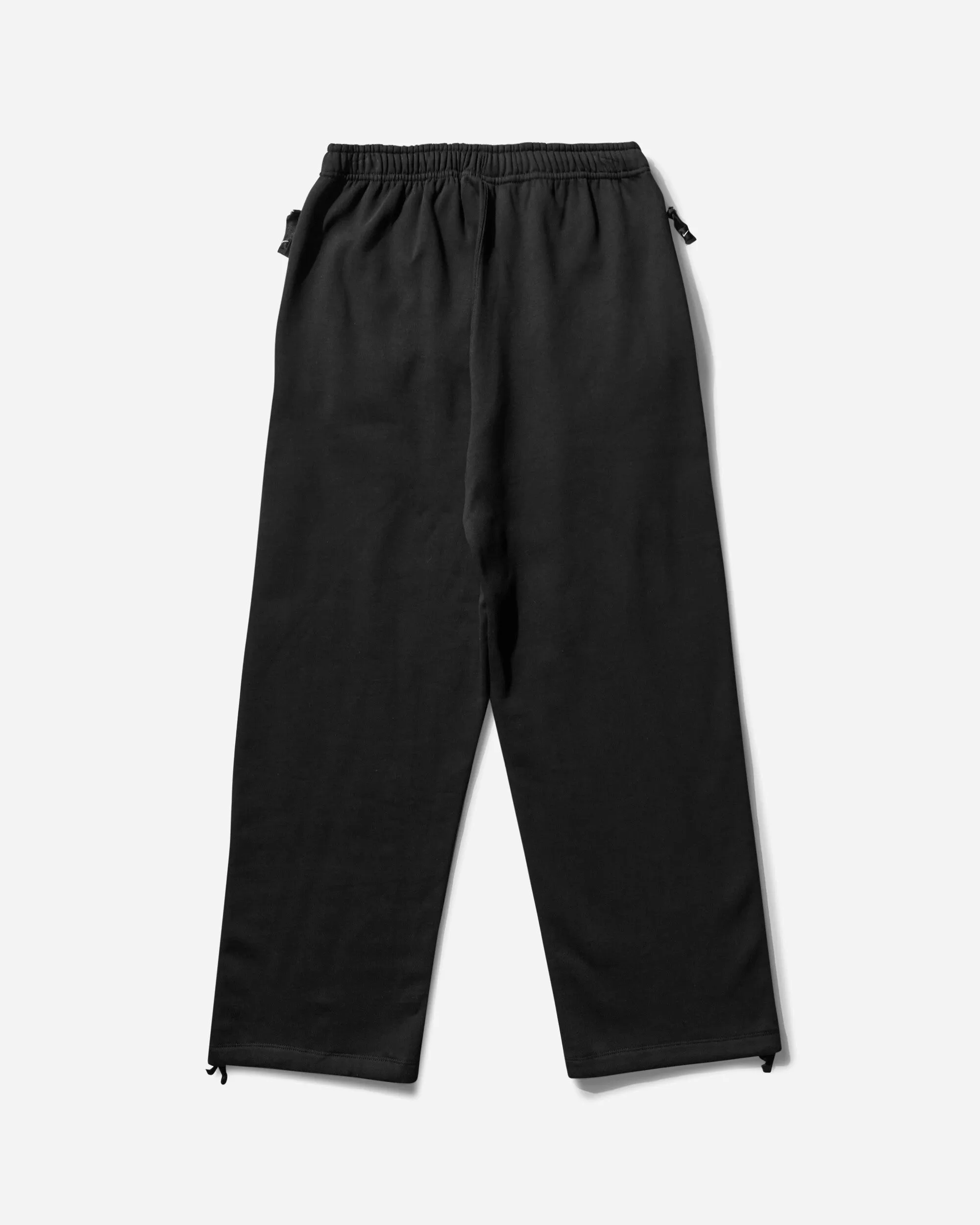 Men's Solo Swoosh Open Hem Fleece Sweatpants Black