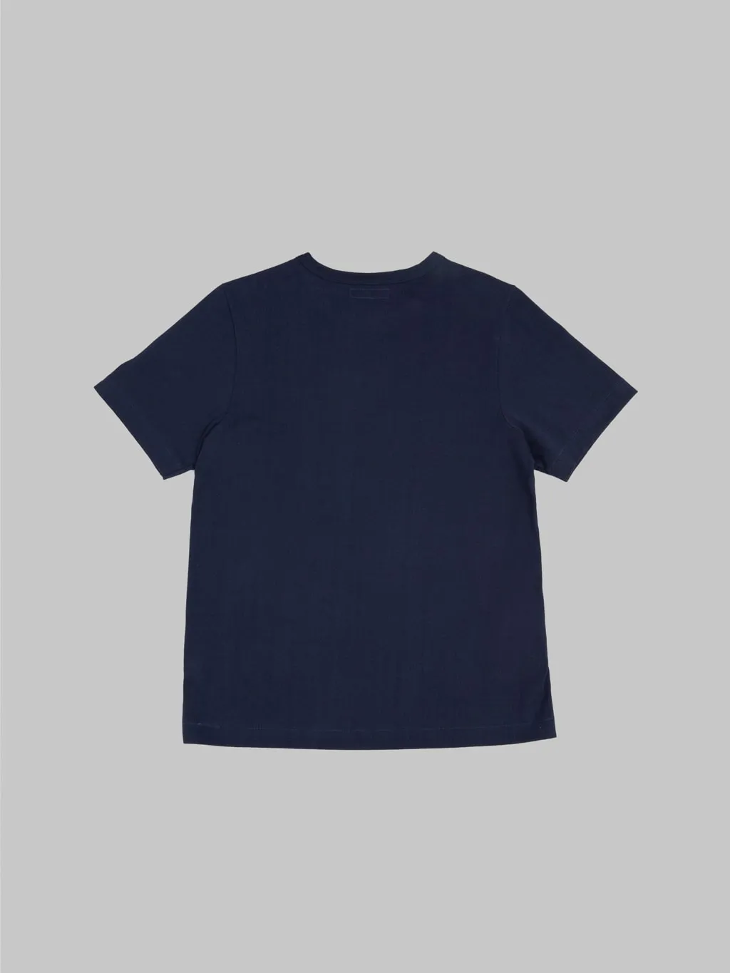 Merz b. Schwanen 214 2-Thread Heavyweight 7.2oz Crewneck Loopwheeled Relaxed Fit T-Shirt Ink Blue