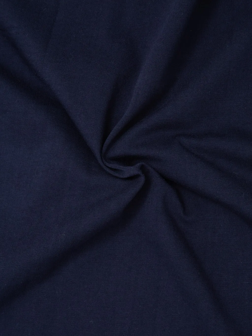 Merz b. Schwanen 214 2-Thread Heavyweight 7.2oz Crewneck Loopwheeled Relaxed Fit T-Shirt Ink Blue