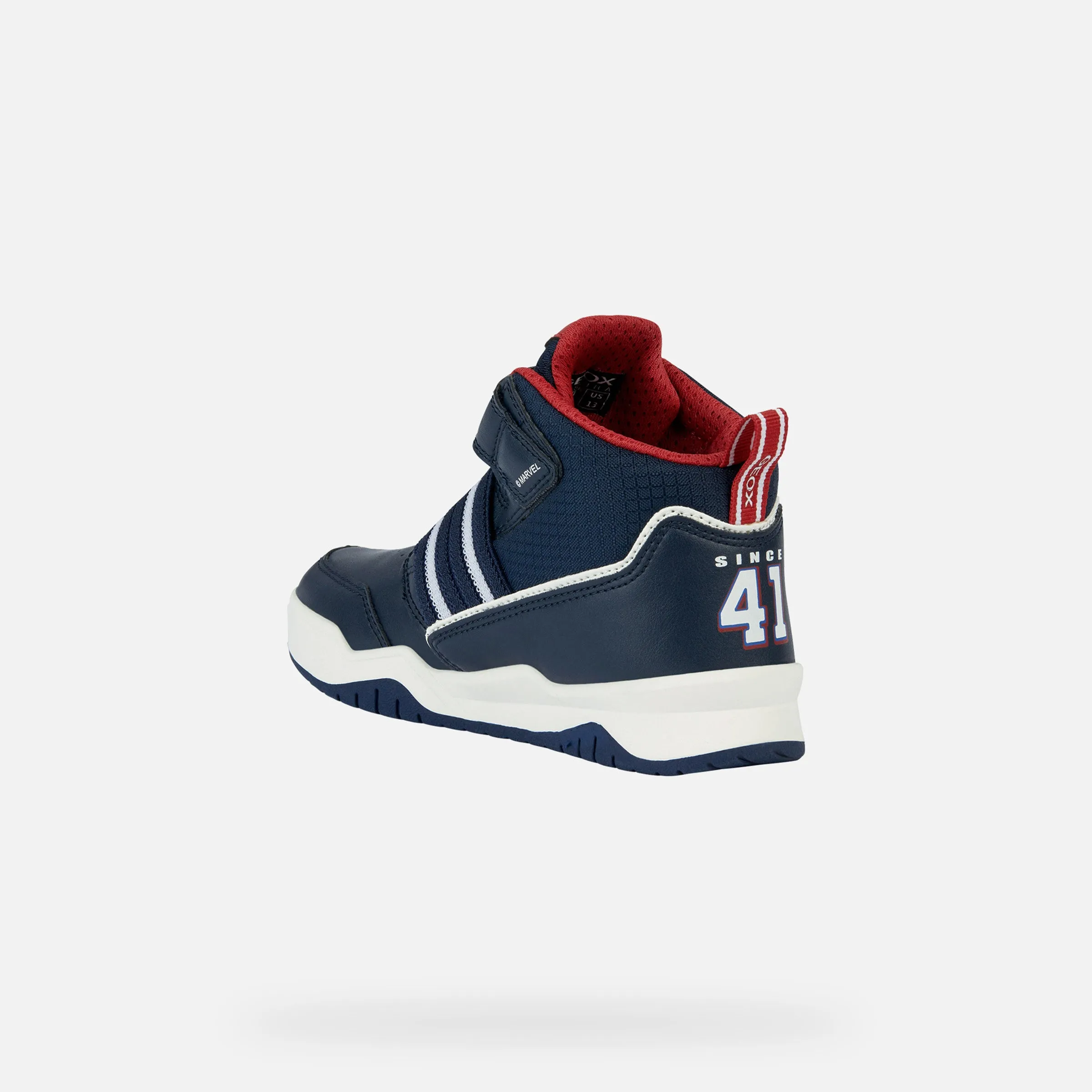 Navy Perth Captain America High Top Sneakers