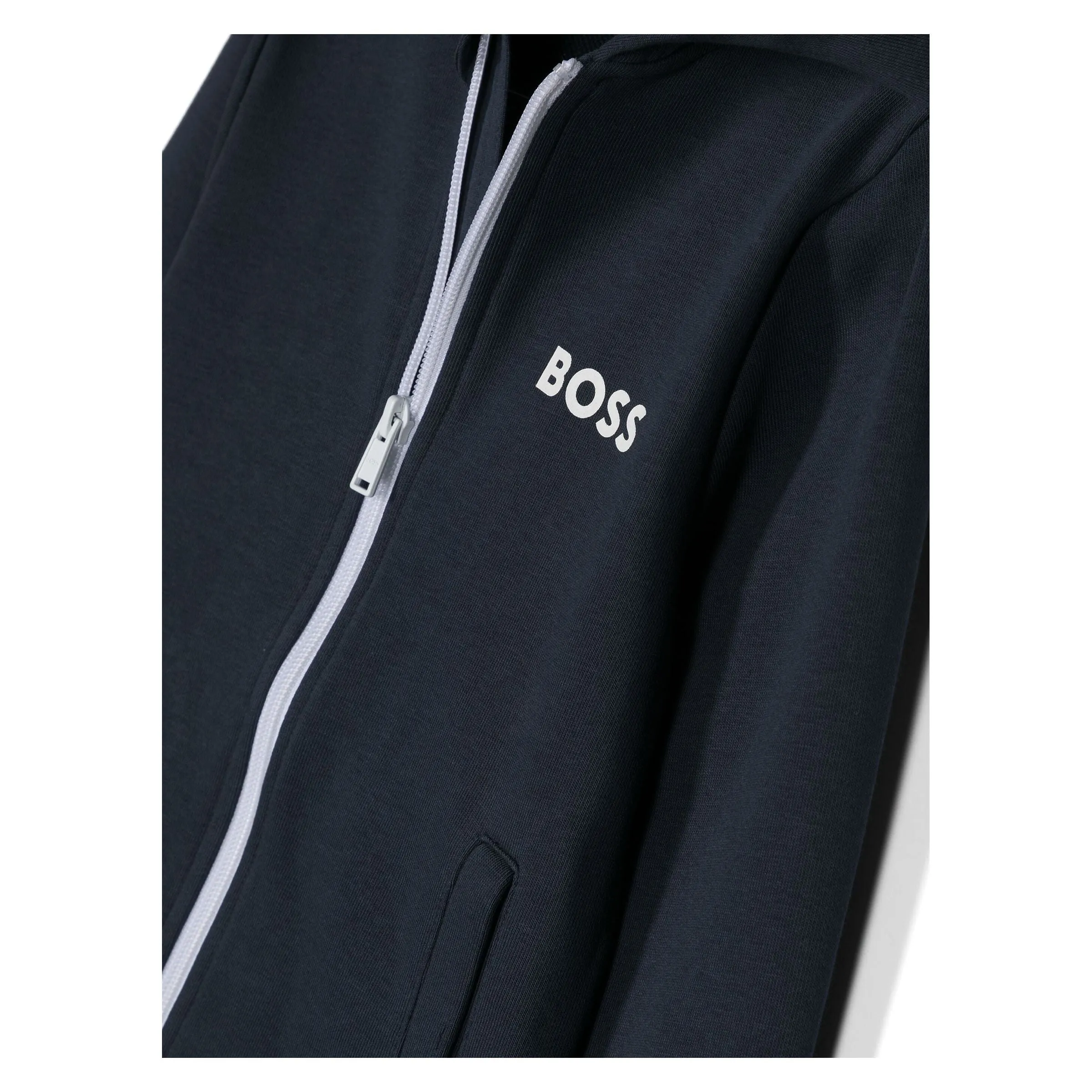 Navy Zip Up Hoodie