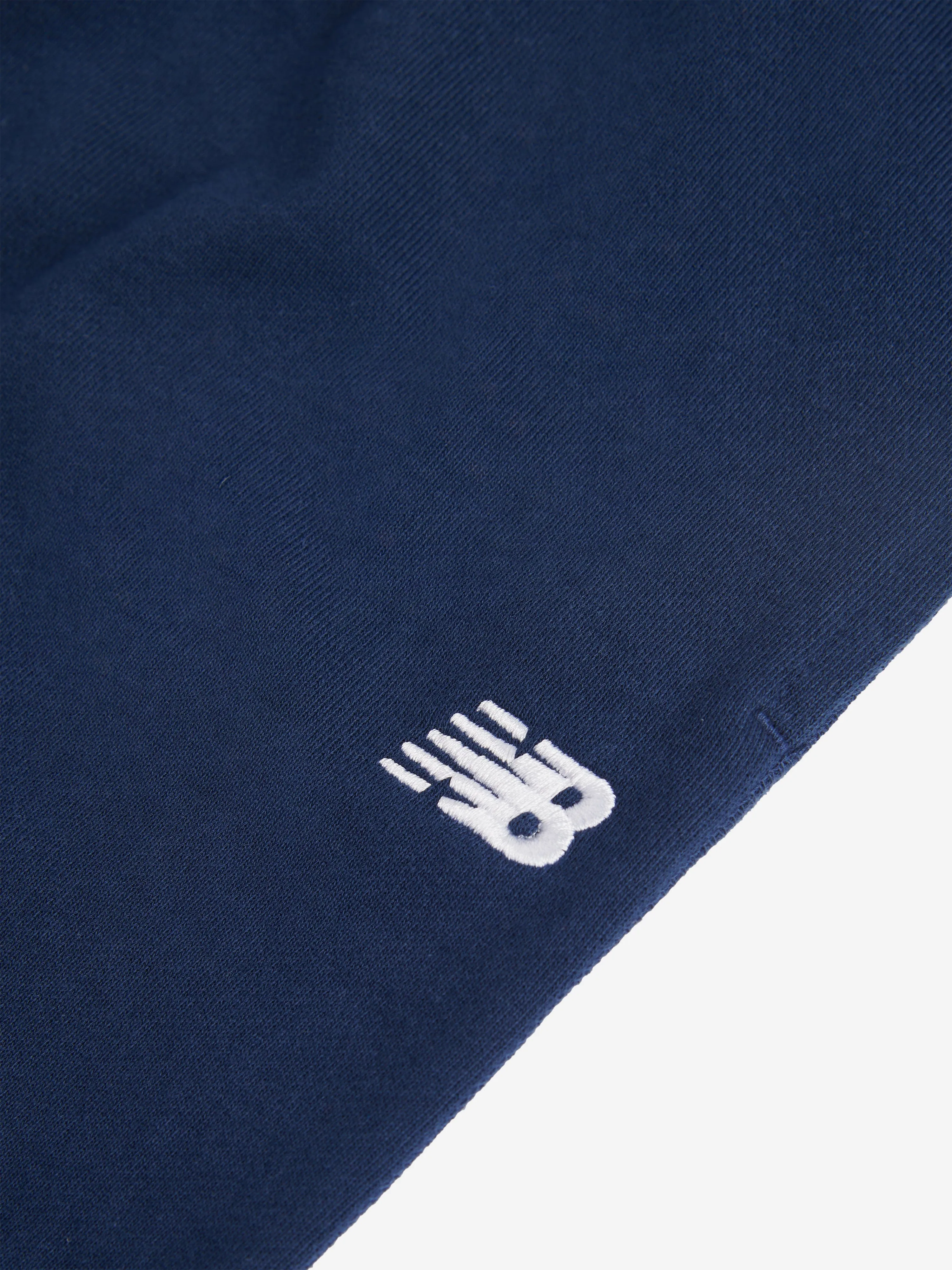 New Balance Boys French Terry Small Logo Joggers in Navy