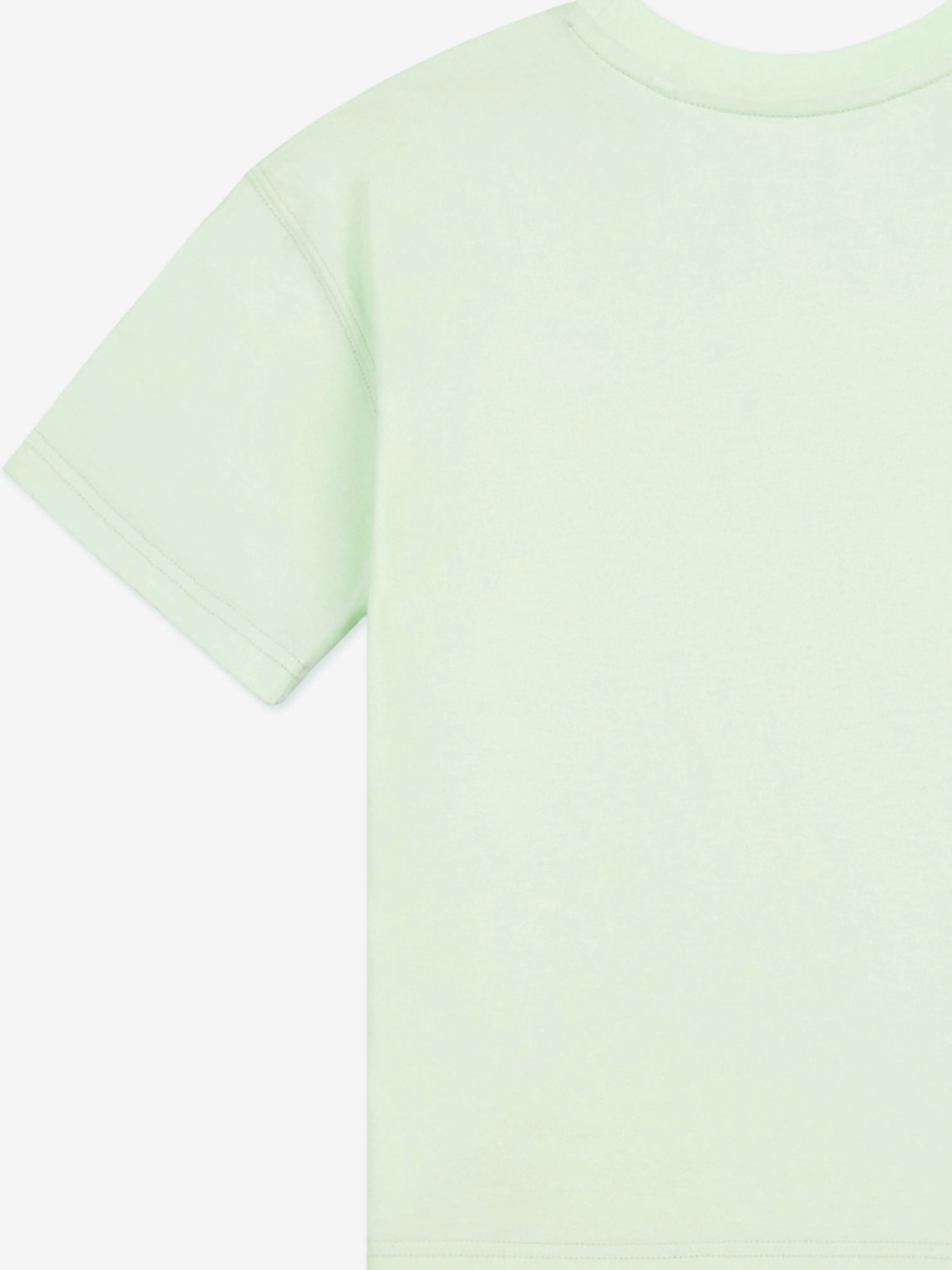 New Balance Girls Small Logo Jersey T-Shirt in Green
