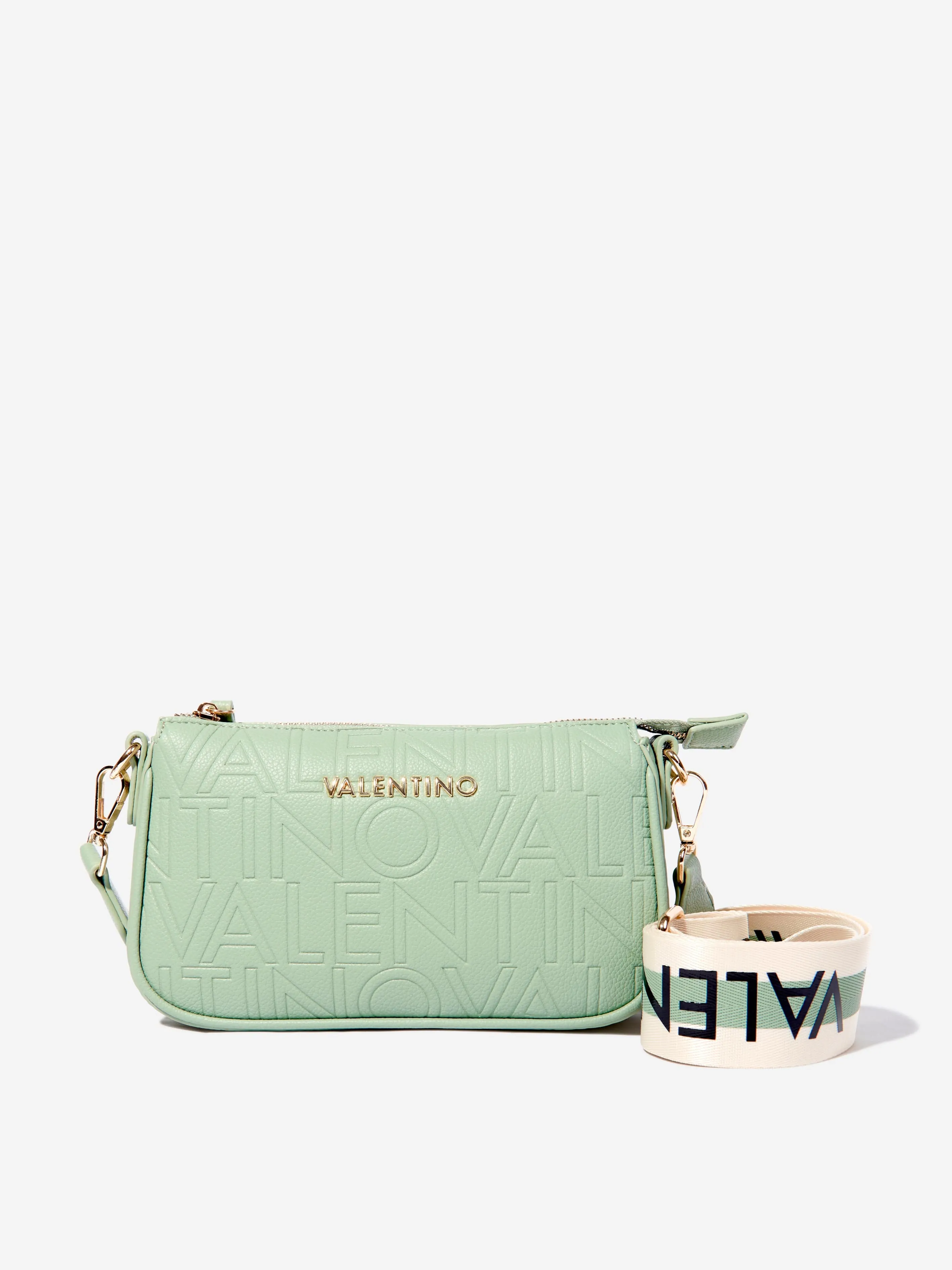 Pansy Crossbody Bag in Green (23cm)