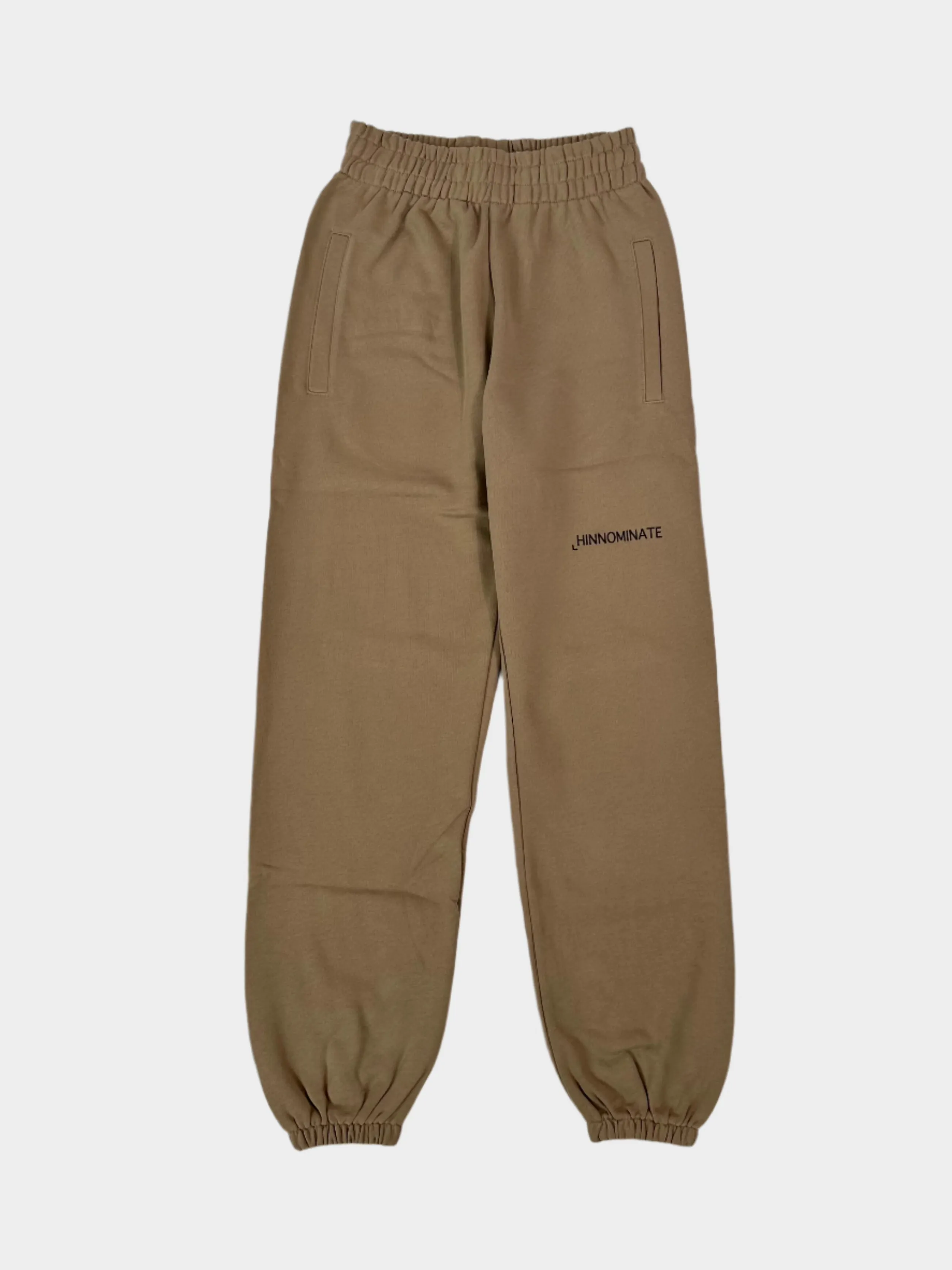 Pantalone Over In Felpa Con Vita Alta E Stampa