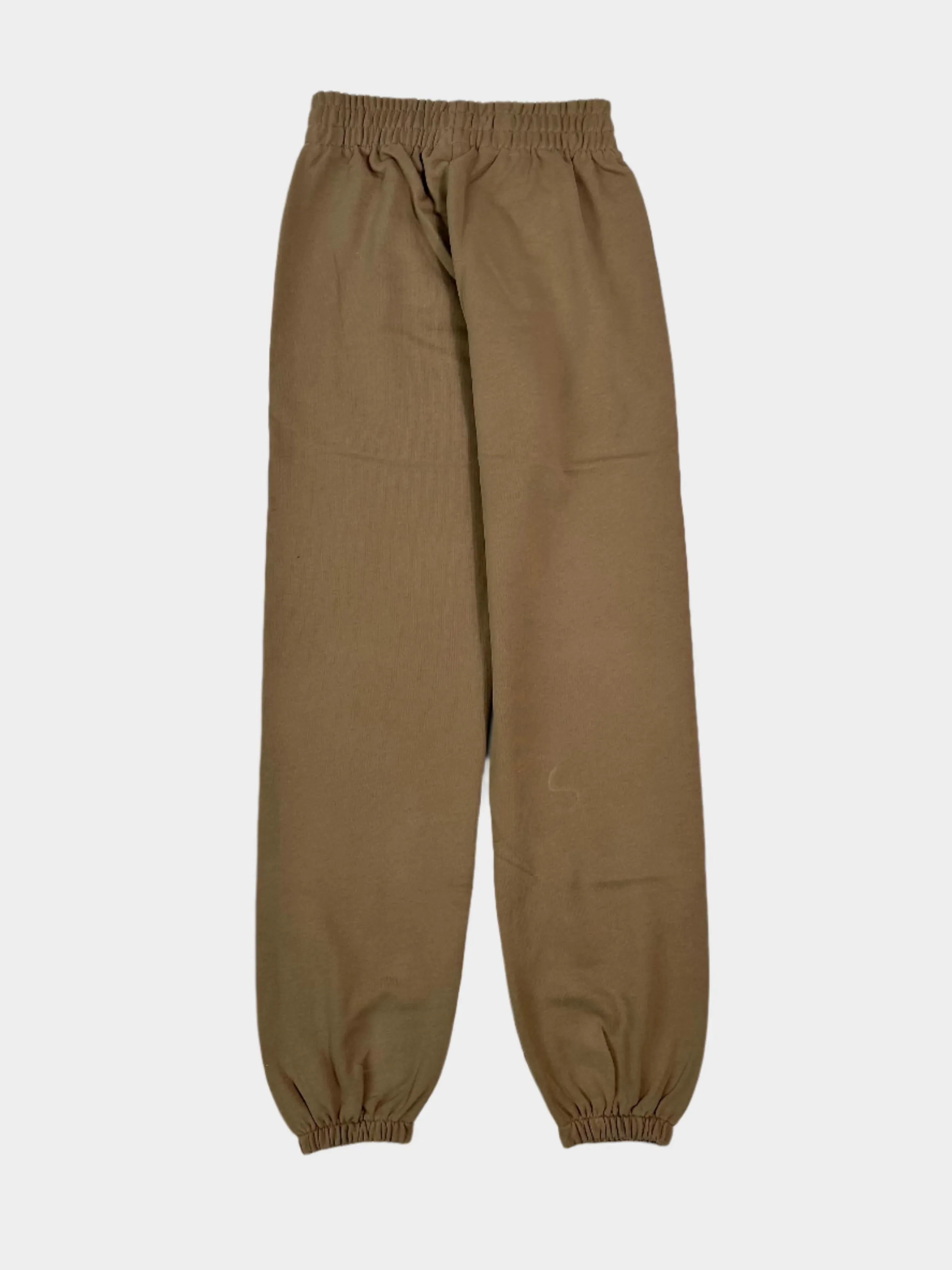 Pantalone Over In Felpa Con Vita Alta E Stampa
