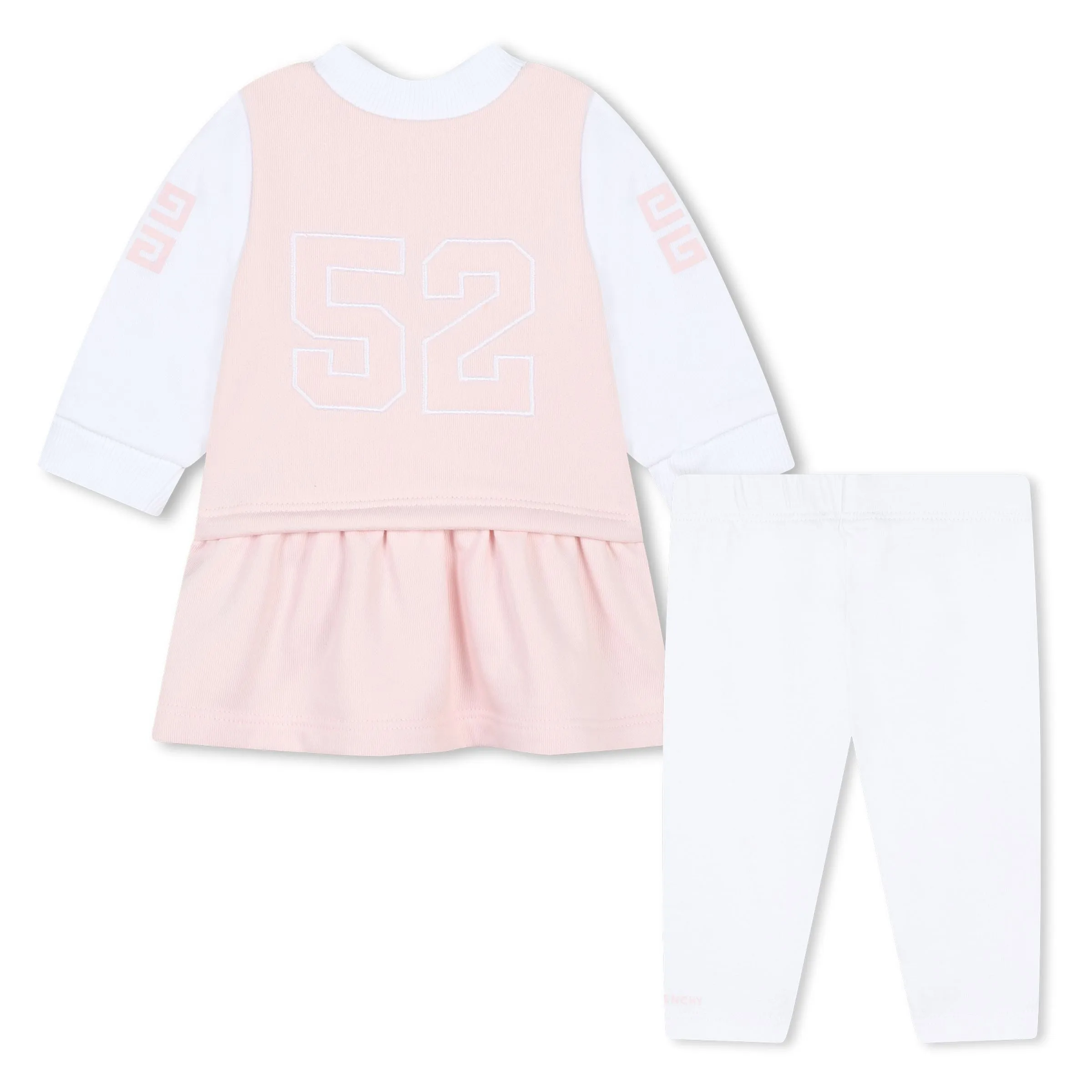 Pink Marshmallow Leggings Dress Set