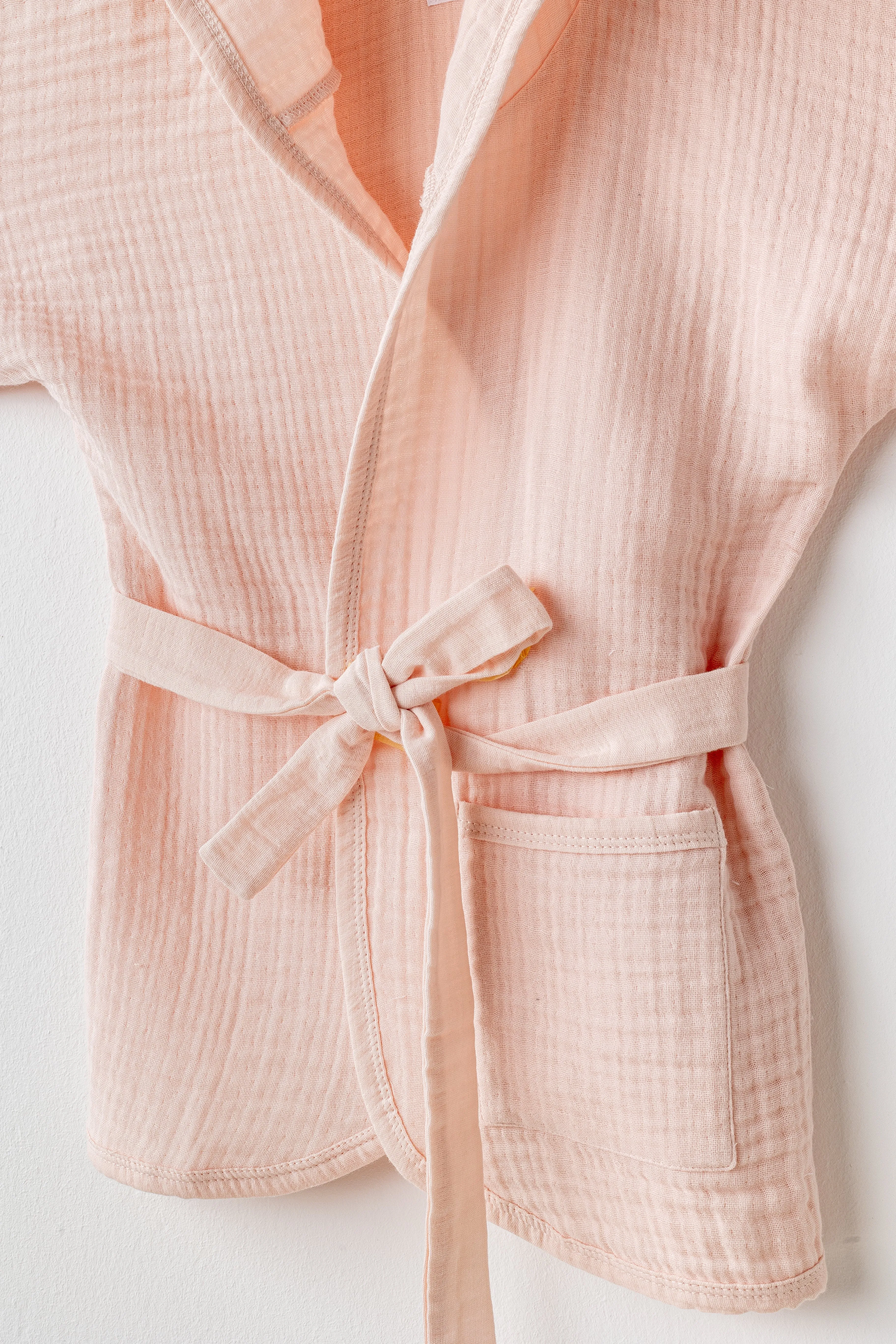 Pink Muslin Home Bathrobe