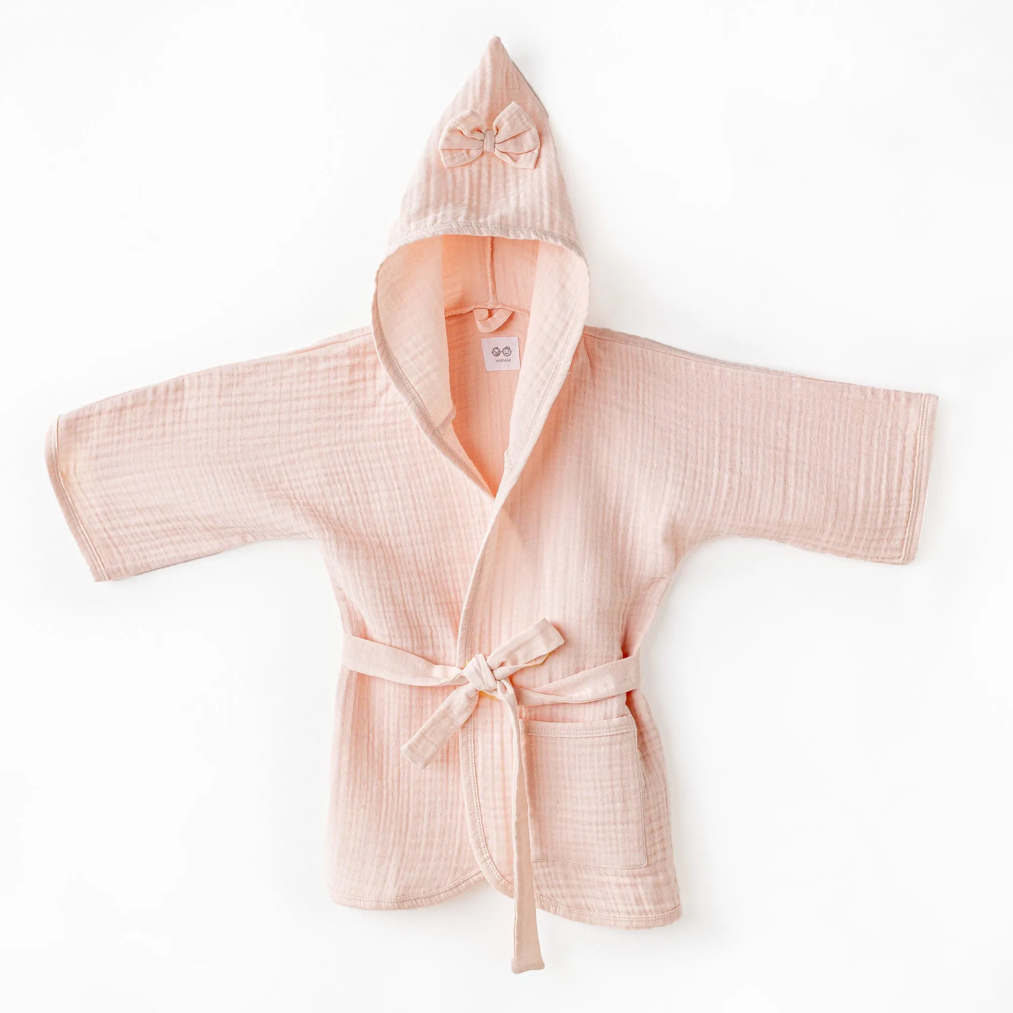 Pink Muslin Home Bathrobe