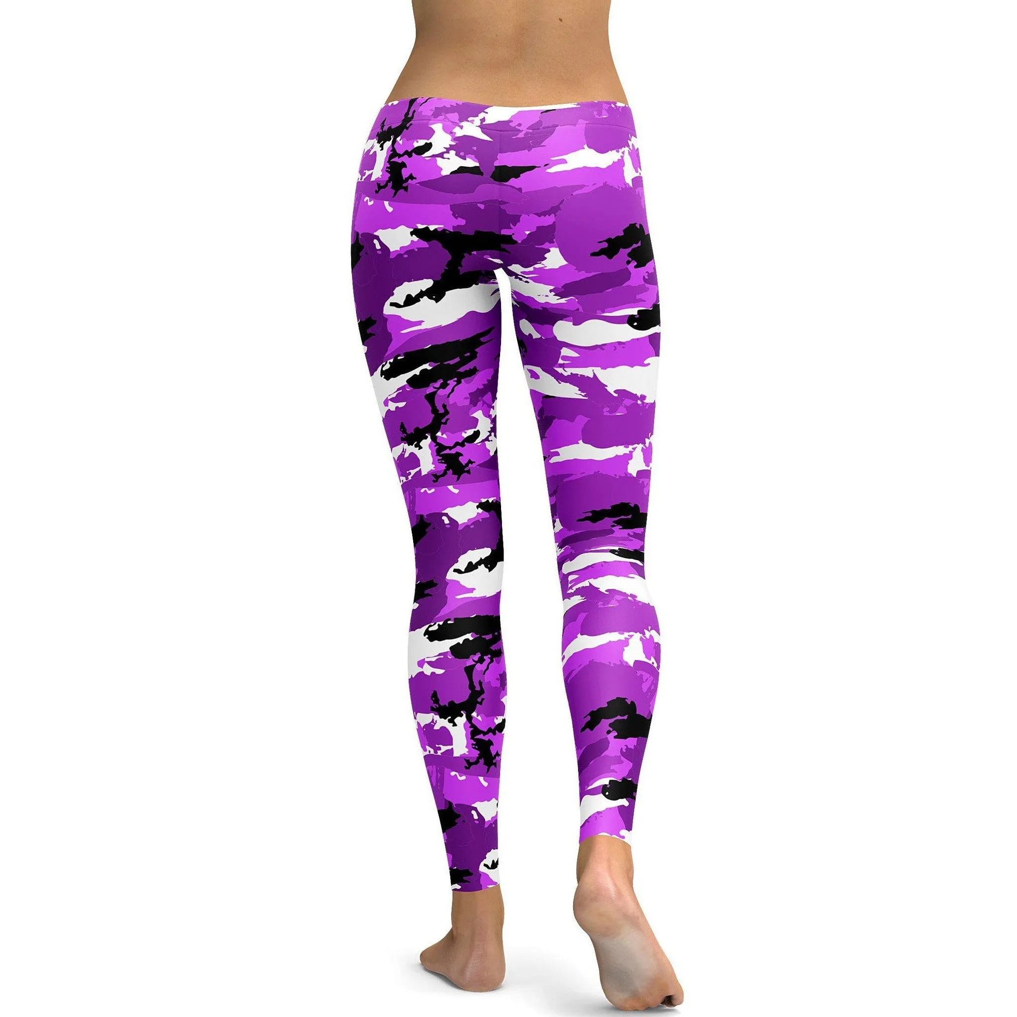 Purple Camo Leggings