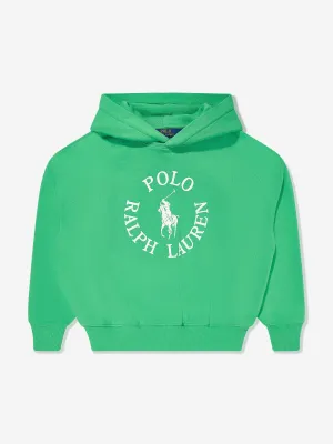 Ralph Lauren Girls Bubble Hoodie in Green
