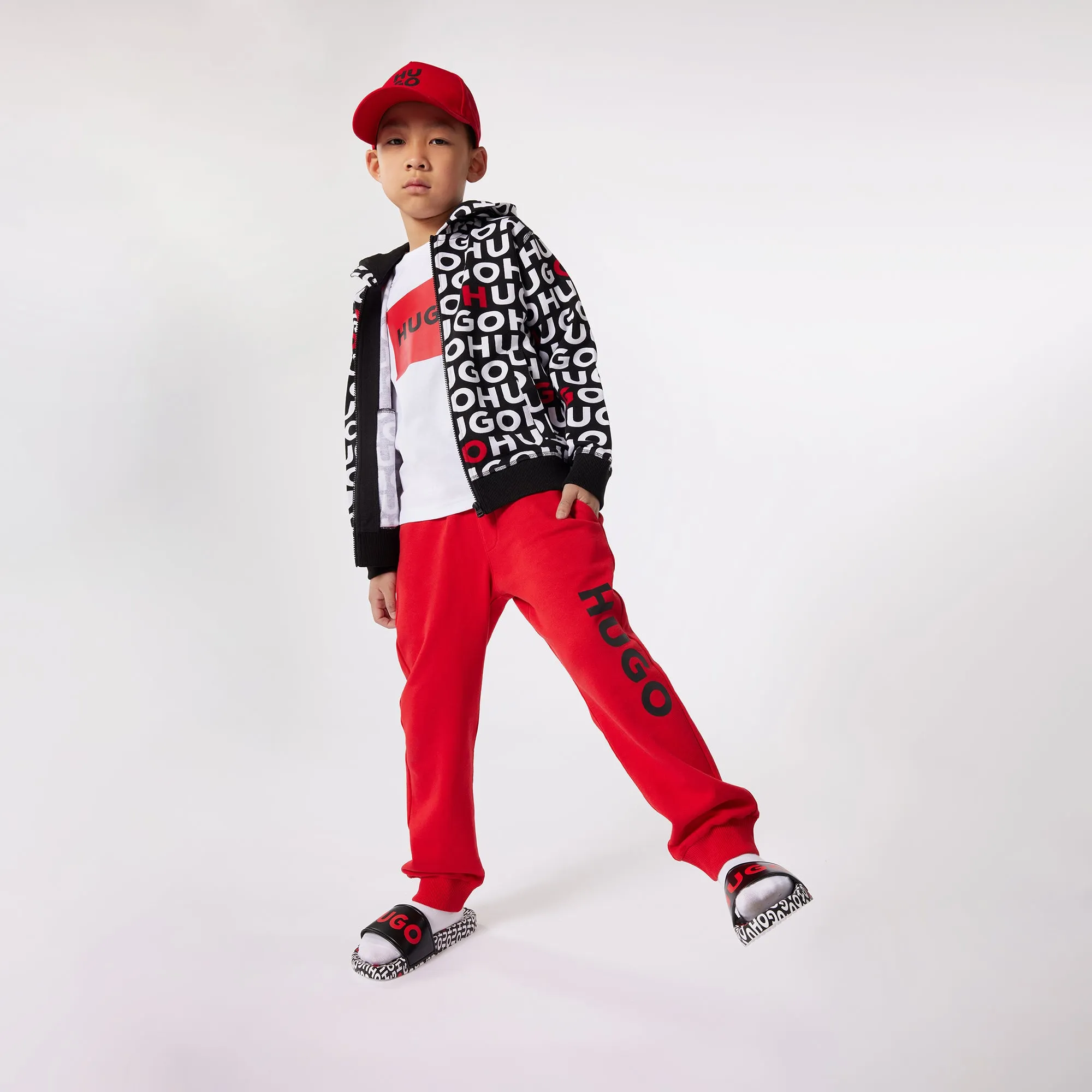 Red Logo Sweatpants