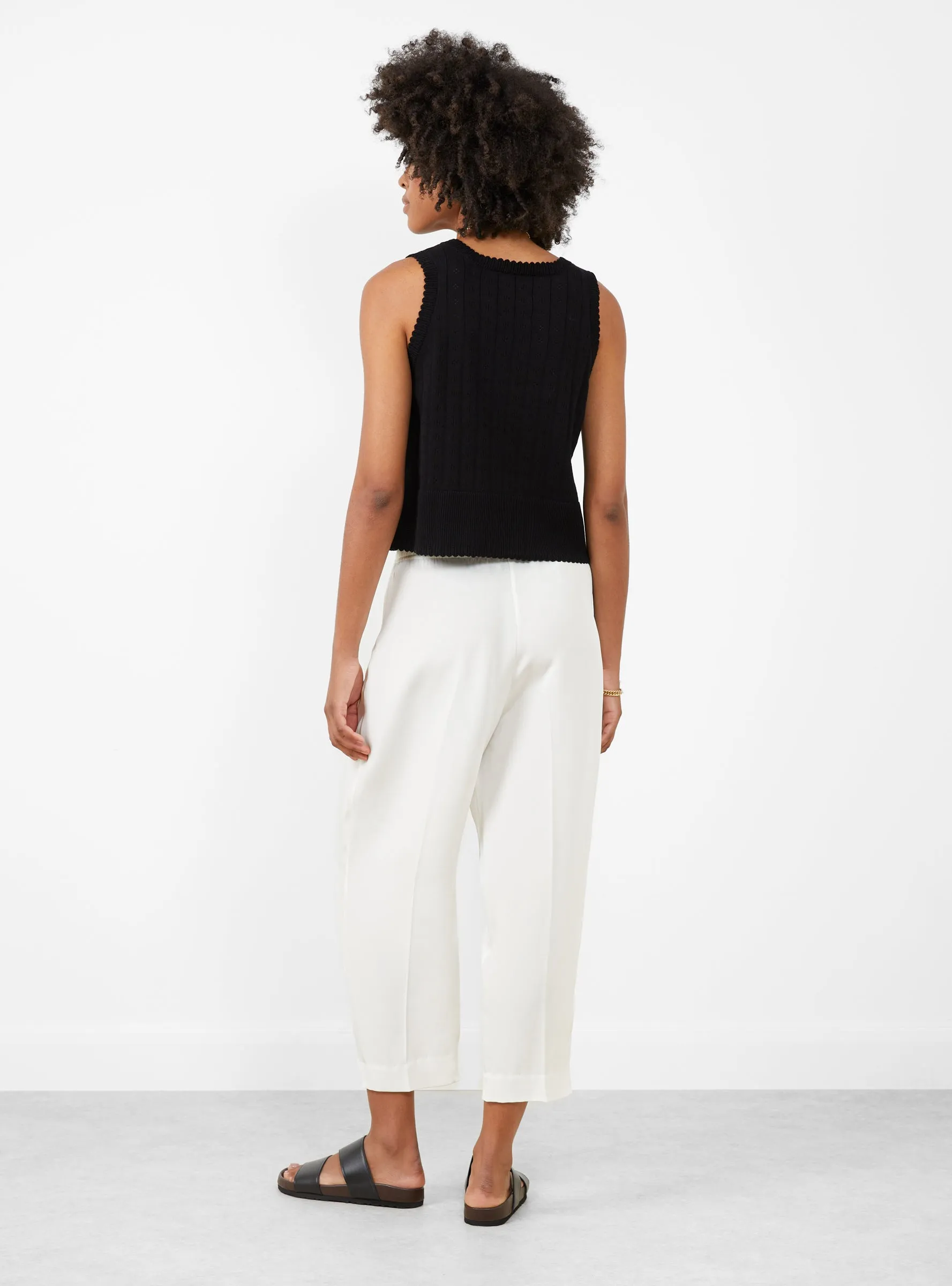 Relaxed Lean Trouser Off White
