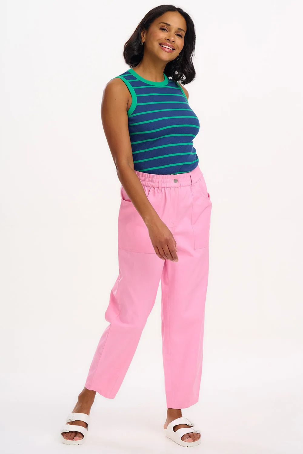 Rowan Trousers - Pink. Triple Star